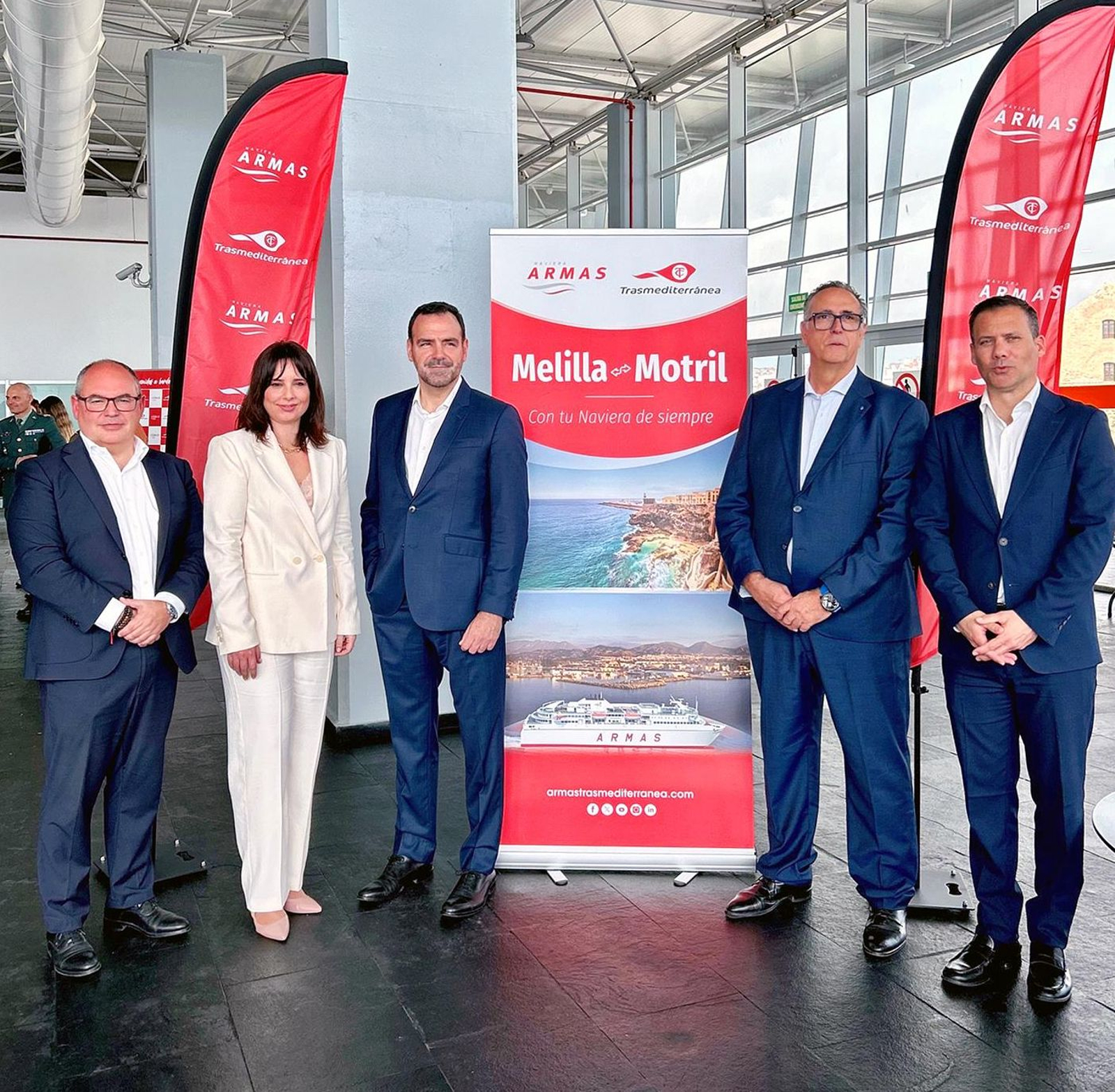 Presentacion linea Armas Trasmediterranea en Melilla