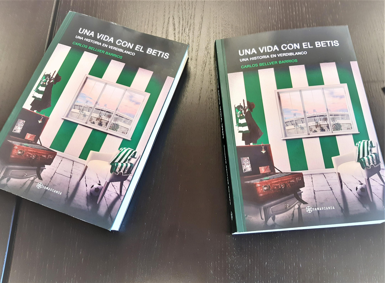 Portada del libro 'Una vida con el Betis', de Carlos Bellver Barrios.