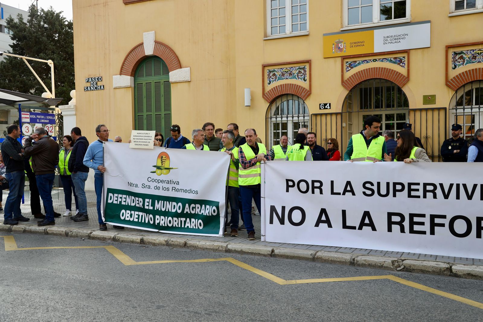 Vuelven los tractores a Málaga, las fotos de la protesta