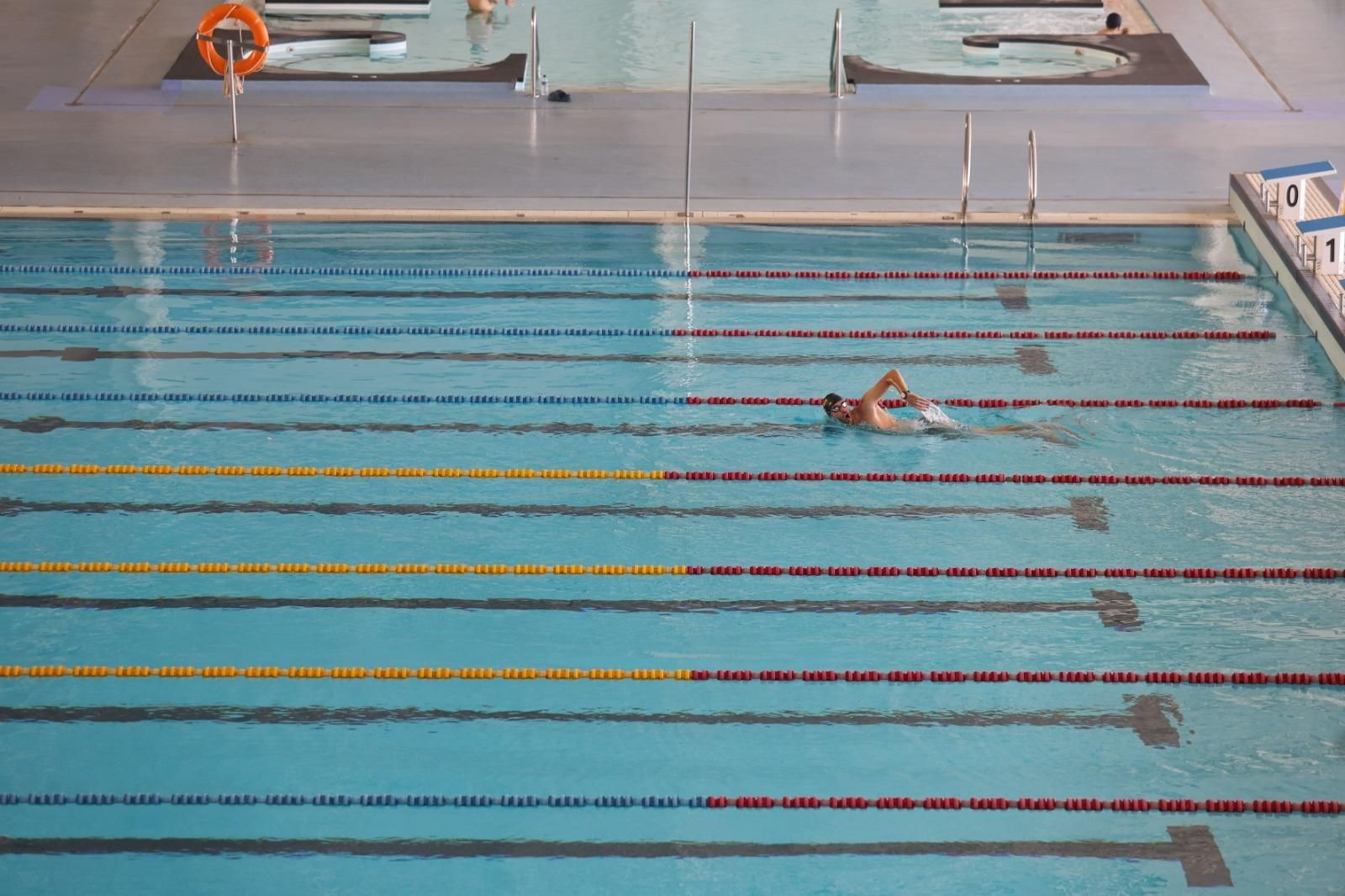 La reapertura de la piscina de 50 metros de Inacua, en imágenes