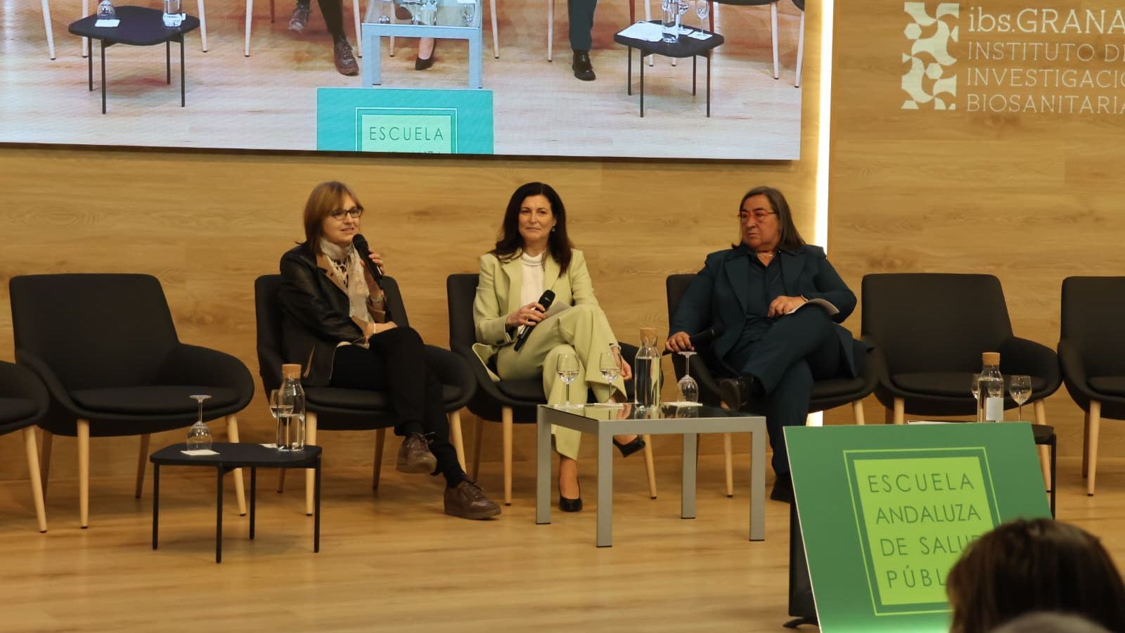 La Comisionada del PERTE para la Salud de Vanguardia, Raquel Yotti, en la jornada del IBS.Granada