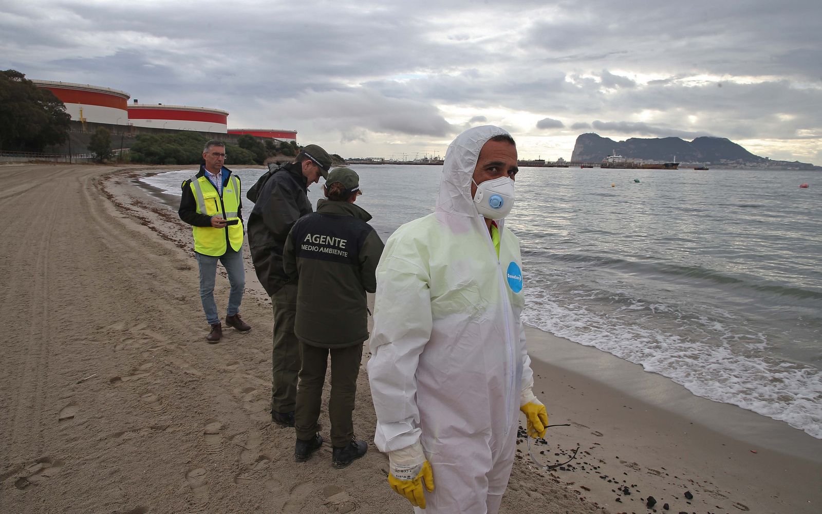 Gran simulacro de emergencias organizado por la Junta en la Bahía de Algeciras