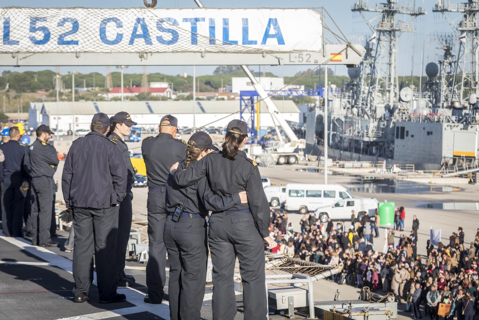 Las mejores imágenes del regreso del 'Castilla' a Rota
