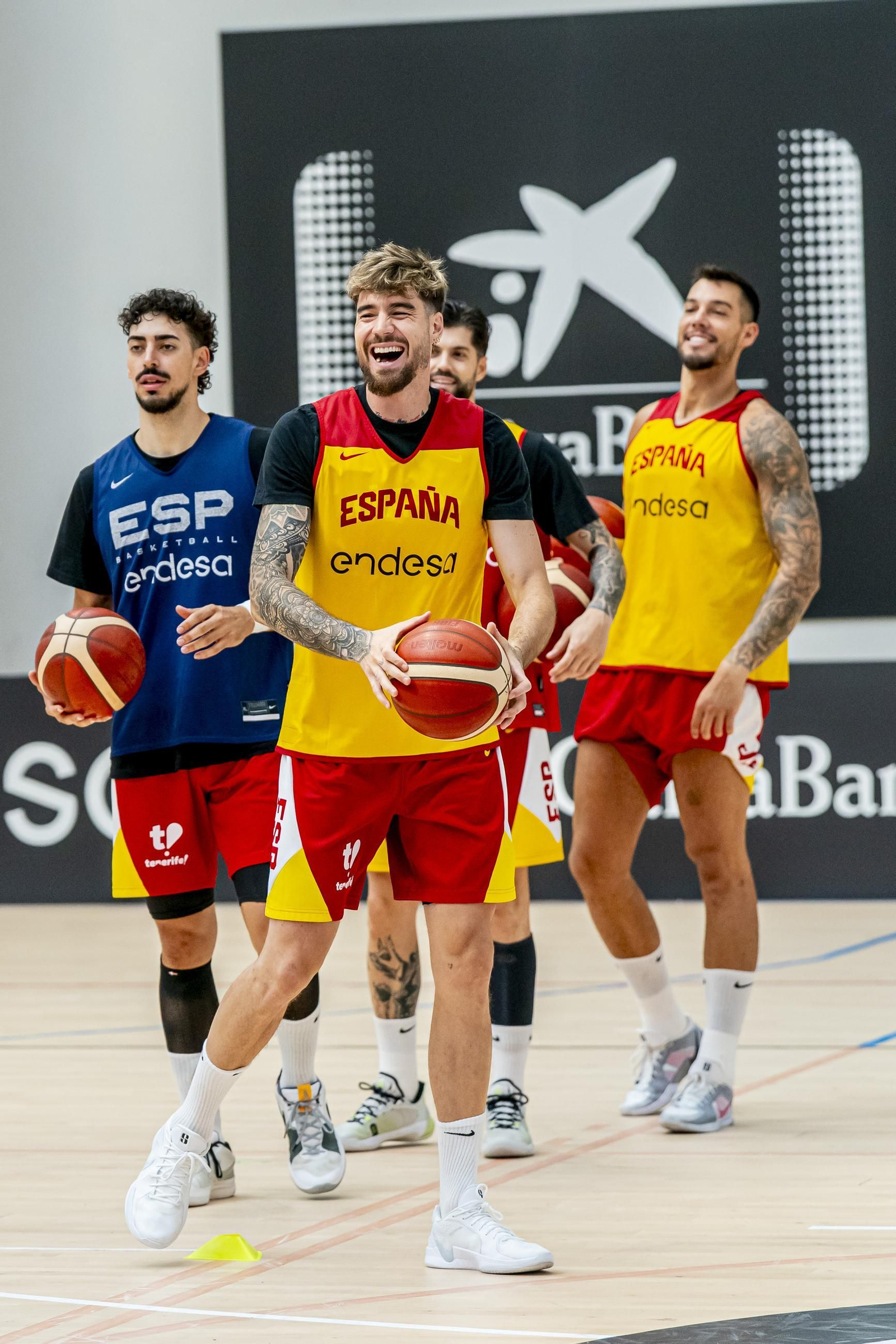 España acaba su trabajo en Madrid antes de venir a Málaga