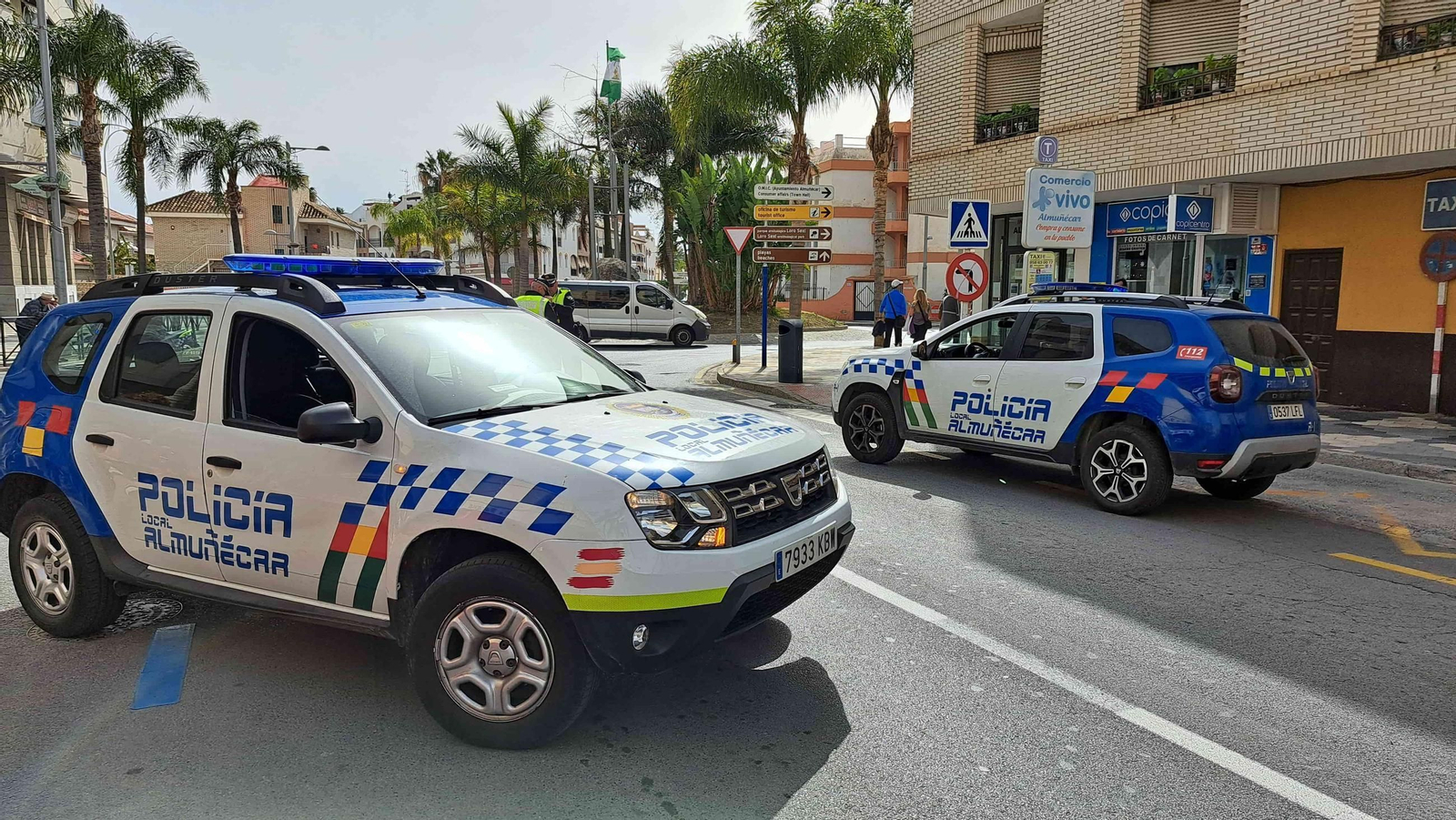 Dispositivo de la Policía Local de Almuñécar
