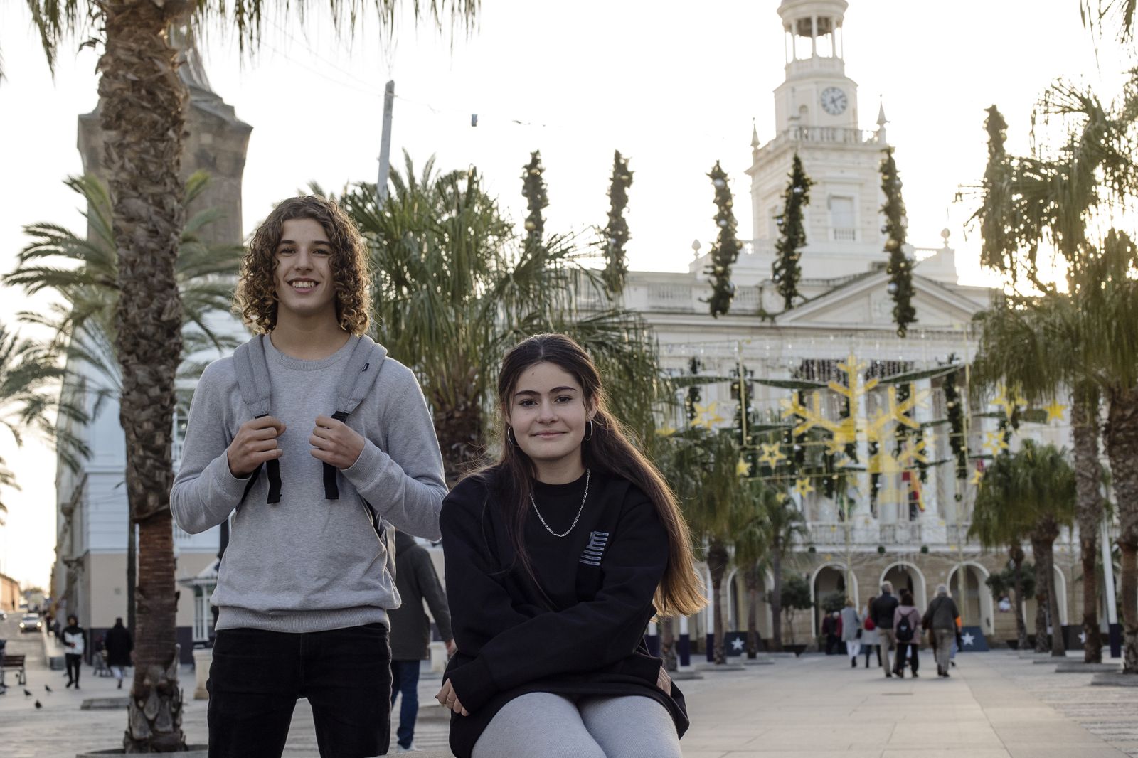 Ernesto Lozano y Marta Biedma han formado parte del grupo que ha liderado el proceso del presupuesto participativo joven.