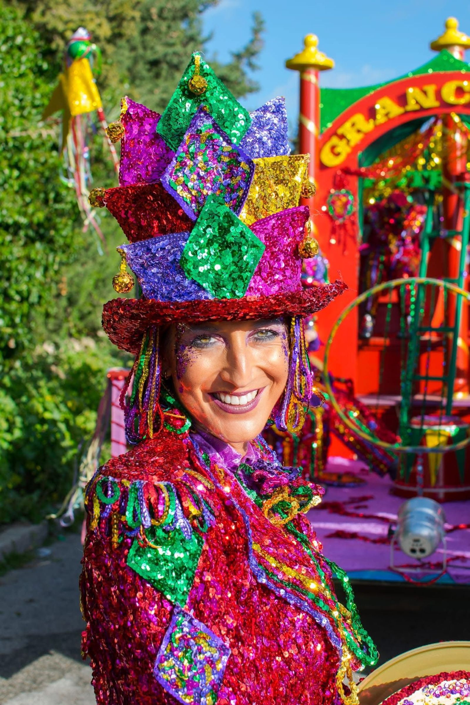 Uno de los disfraces que se dan cita en estos días.