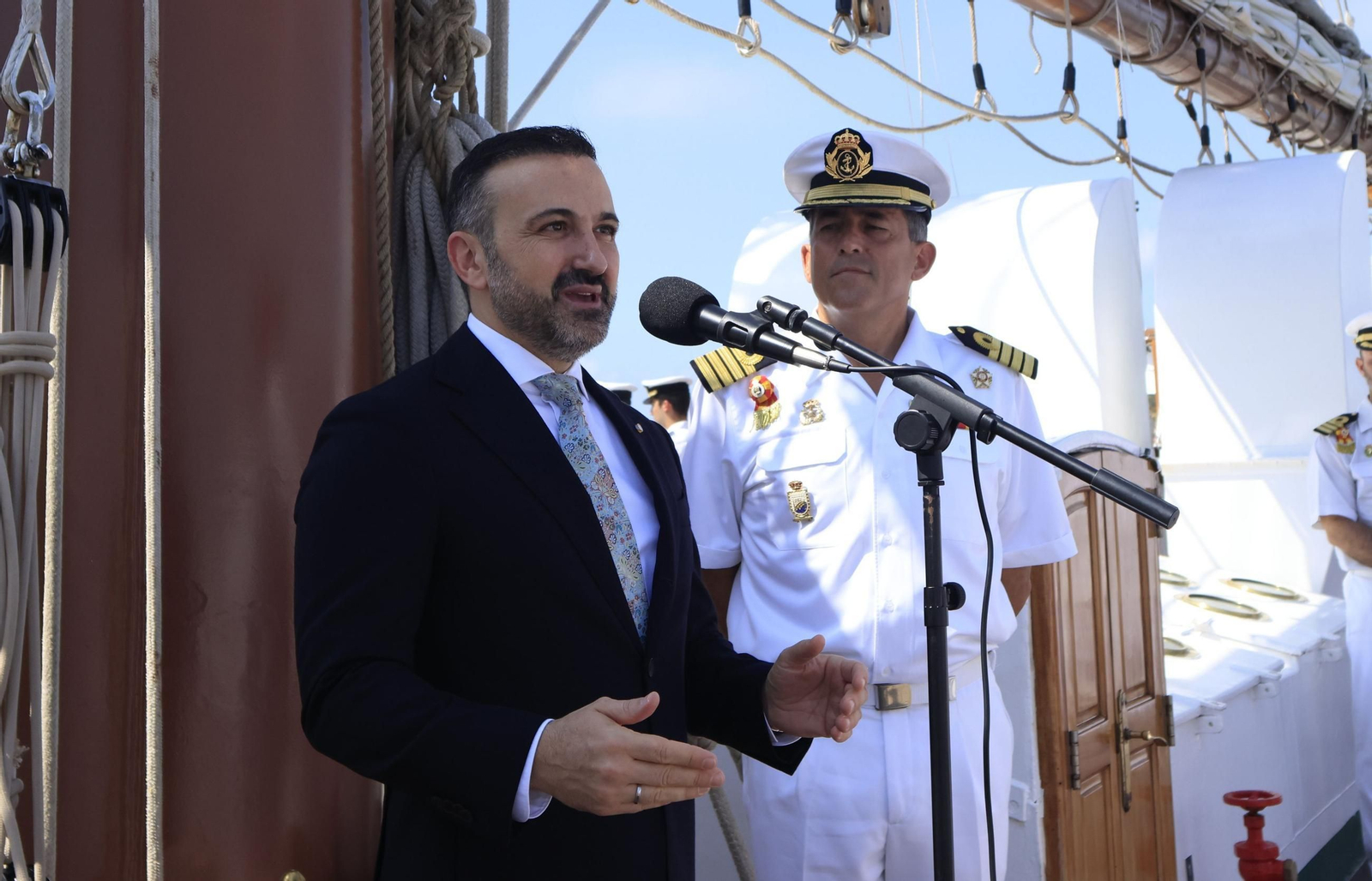 Las imágenes de la parada del 'Juan Sebastián de Elcano' en Cartagena de Indias (Colombia)