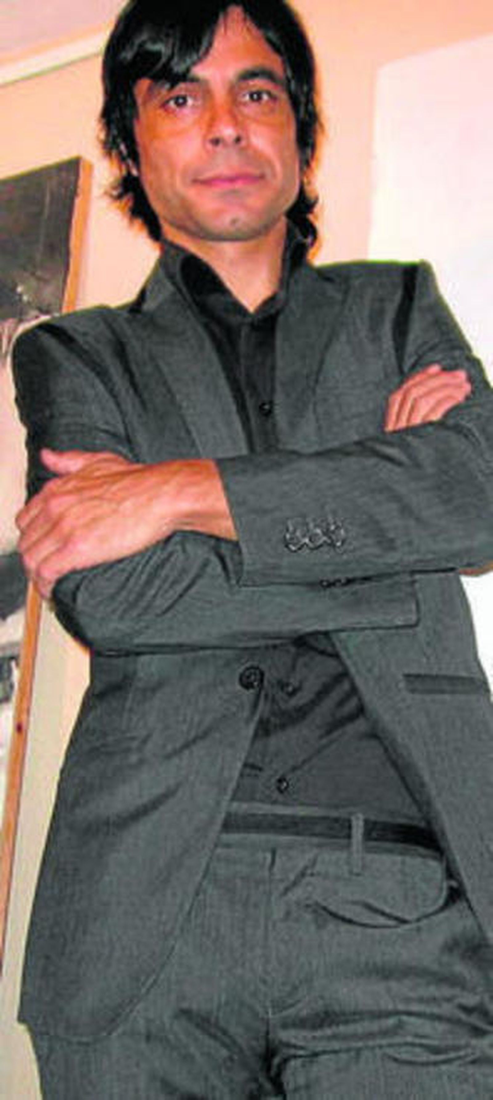 Raphael y el pintor Emilio Fornieles.