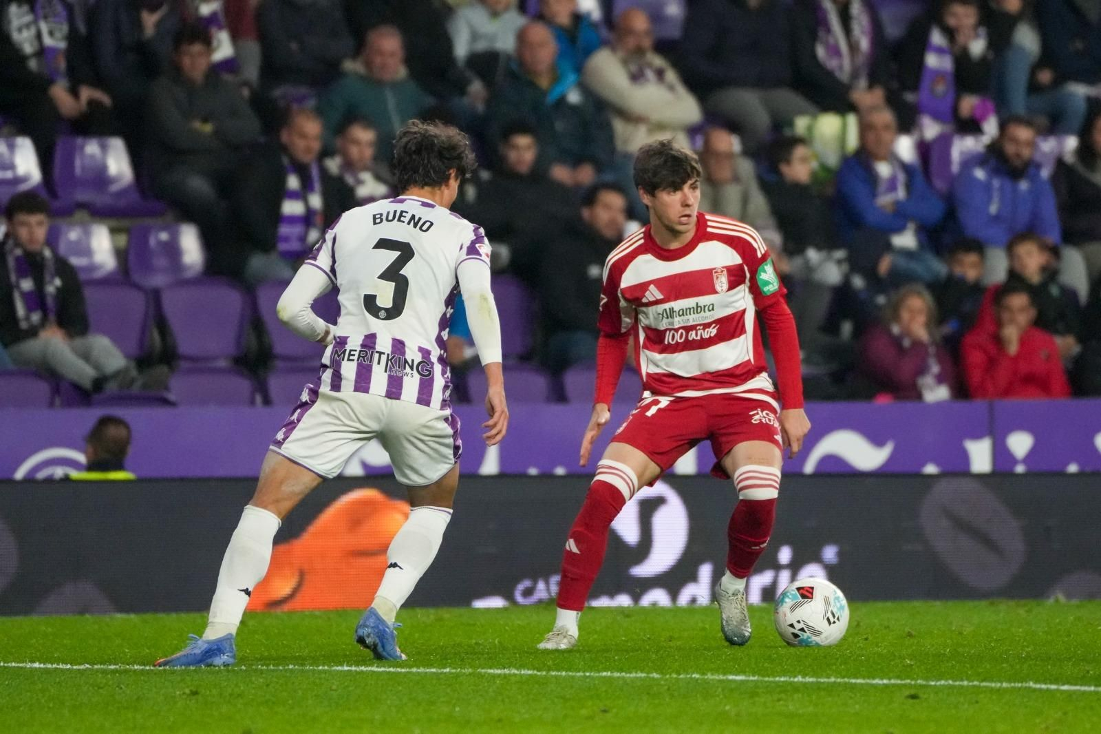 Las imágenes del partido del Granada CF en Valladolid