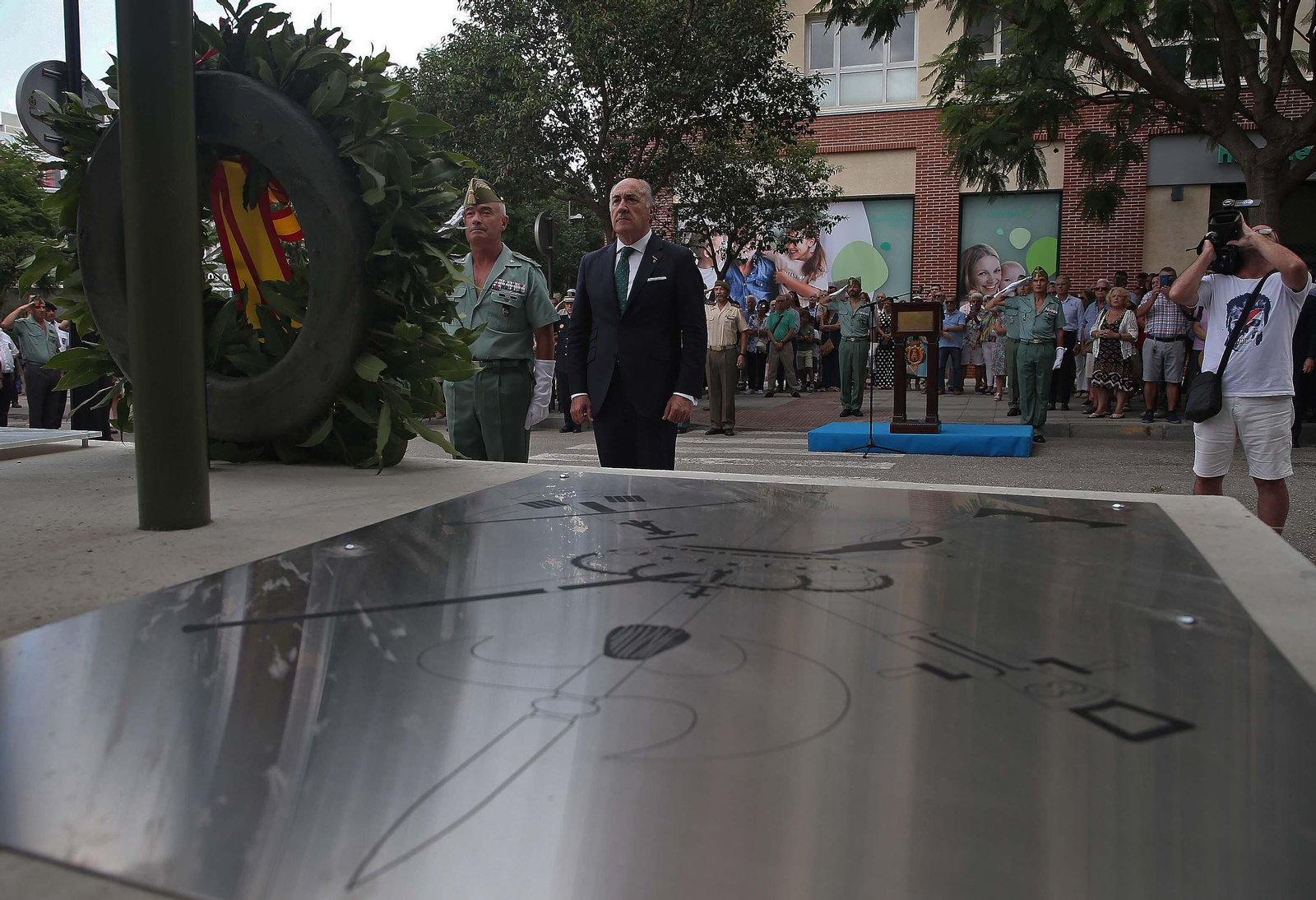 Fotos de la inauguración del monumento a la Legión en Algeciras