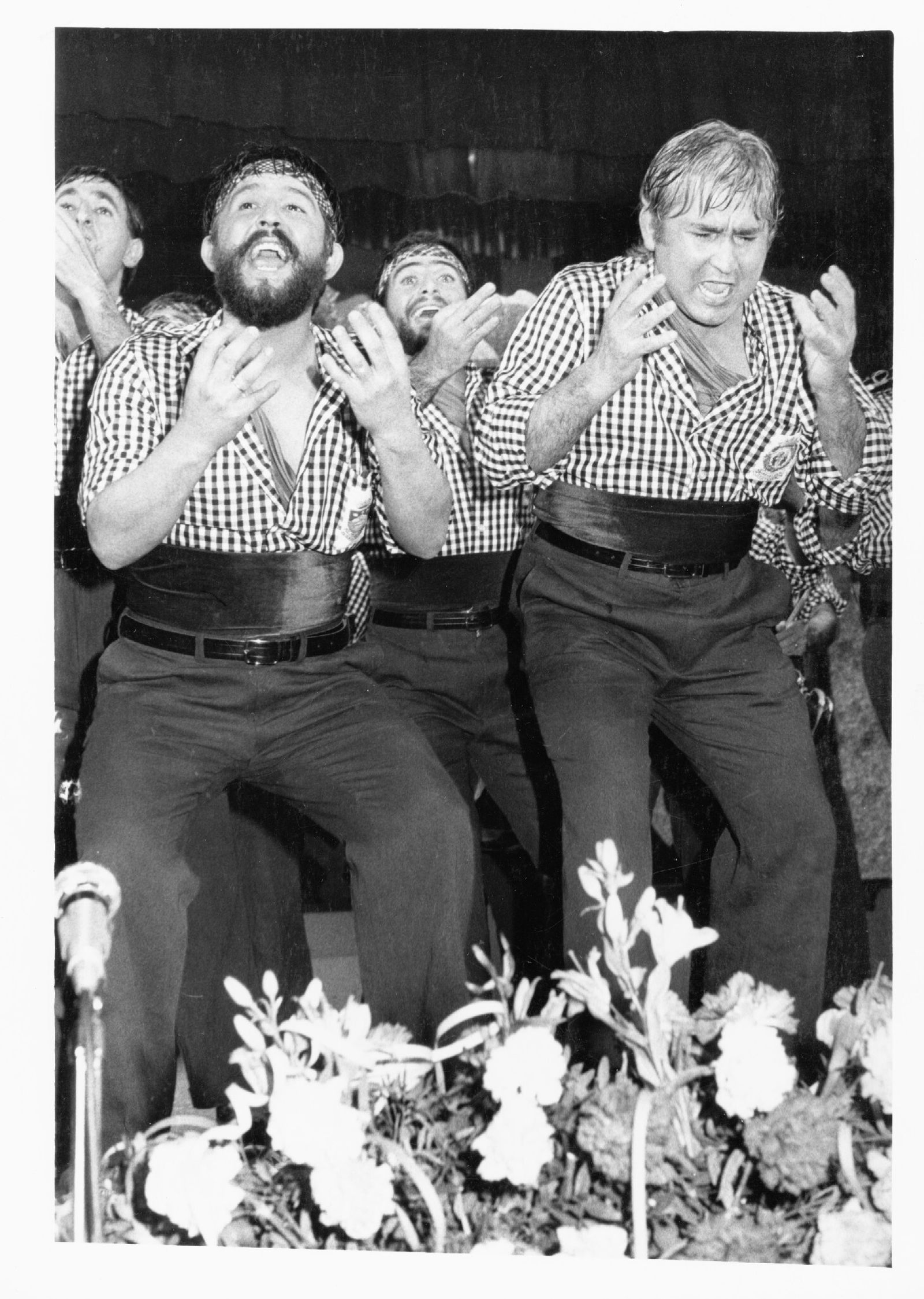 La comparsa de Barbate 'Cargadores gaditanos', segundo premio de 1986.