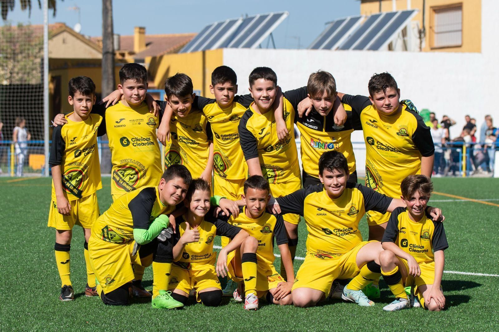 CF Ciudad de Linares, escuela de fútbol, valores y formación, en imágenes