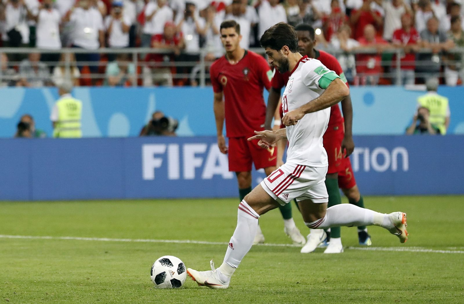 Las imágenes del Irán-Portugal