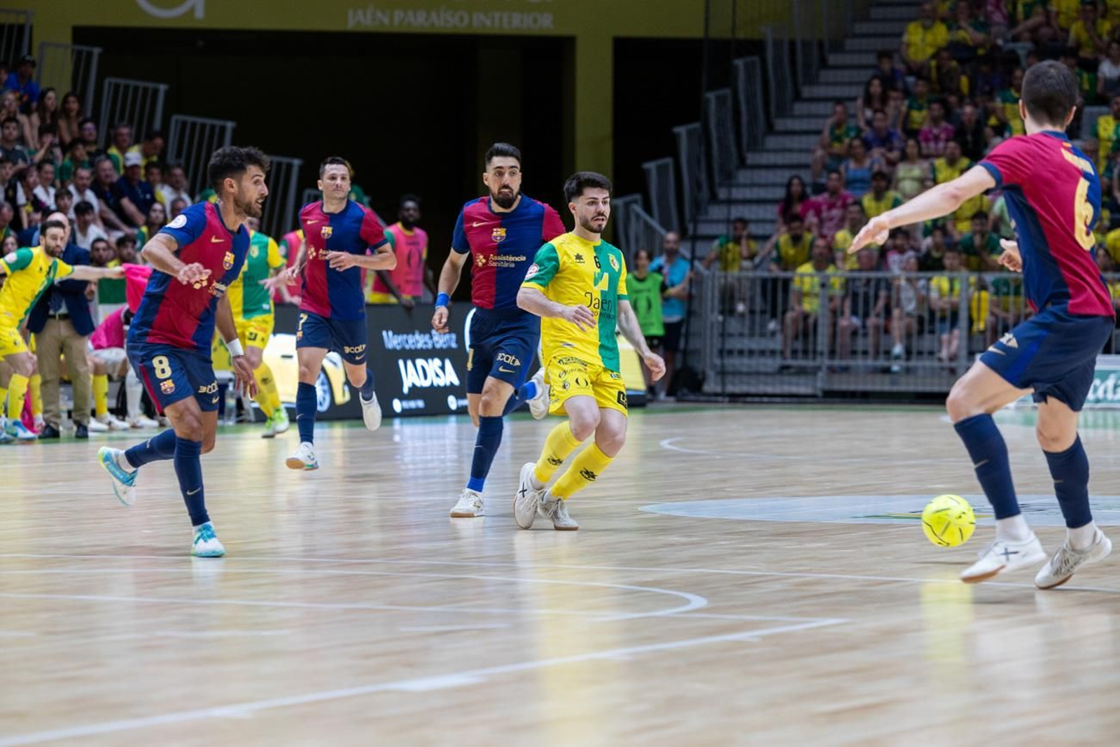 El triunfo del Barça ante el Jaén FS en el Olivo Arena