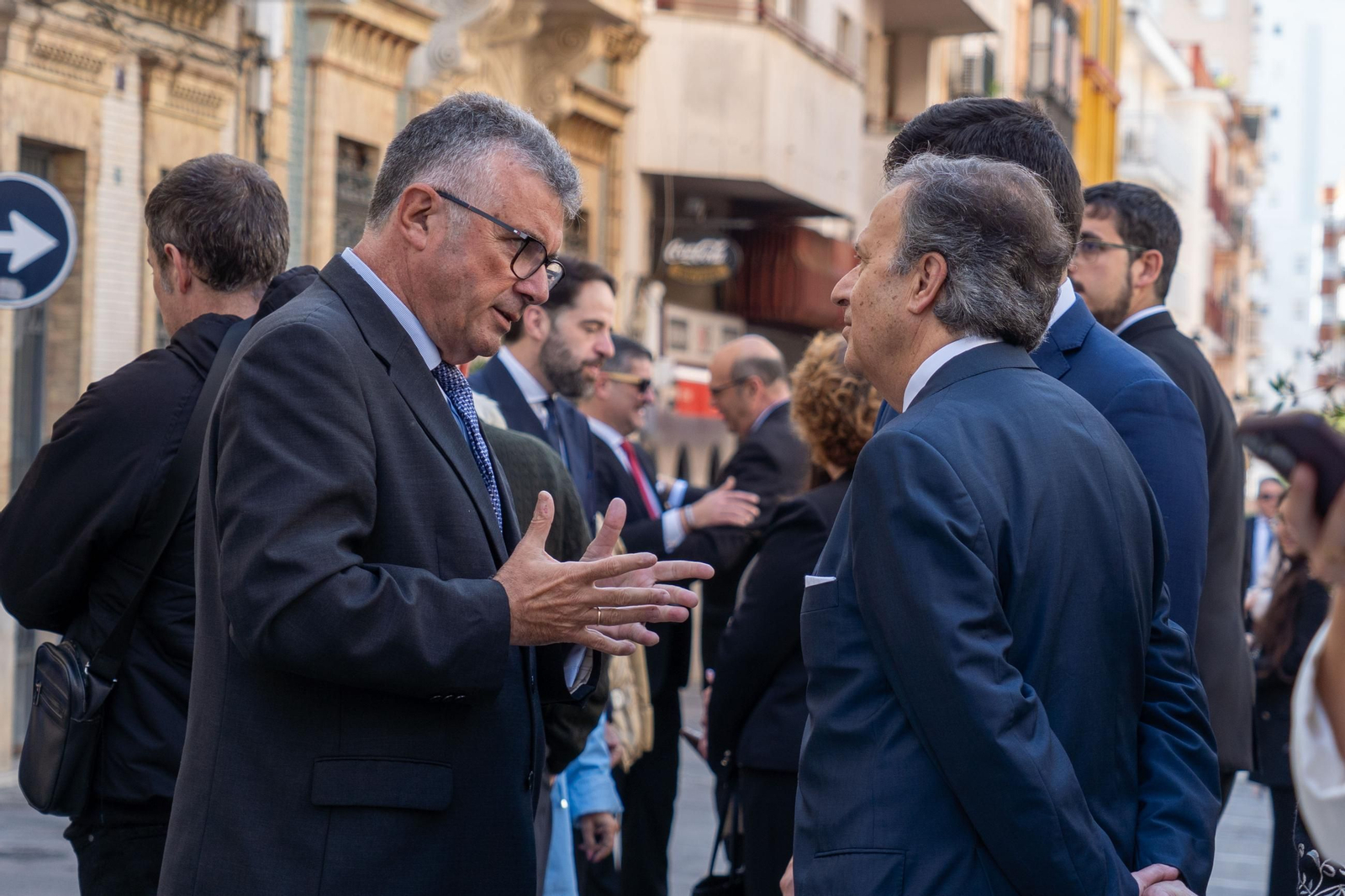 Imágenes del ambiente en el Pregón de la Semana Santa de Huelva 2025