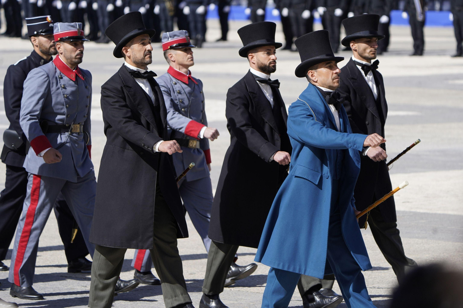 Los Reyes presiden los actos del bicentenario de la Policía Nacional