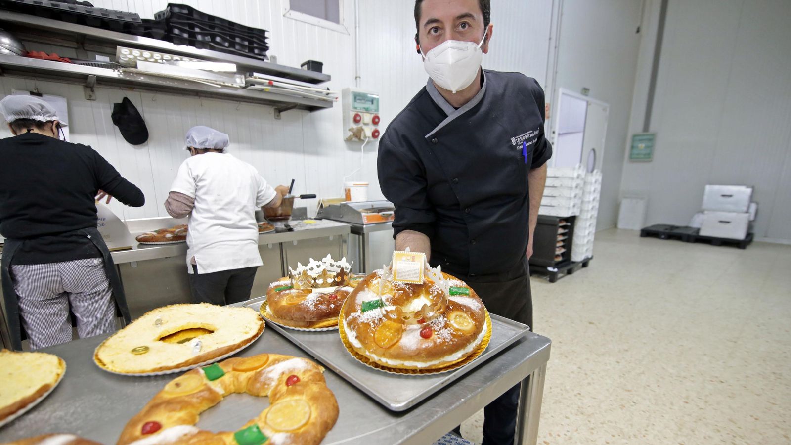 Daniel Jiménez, maestro pastelero de La Rosa de Oro.