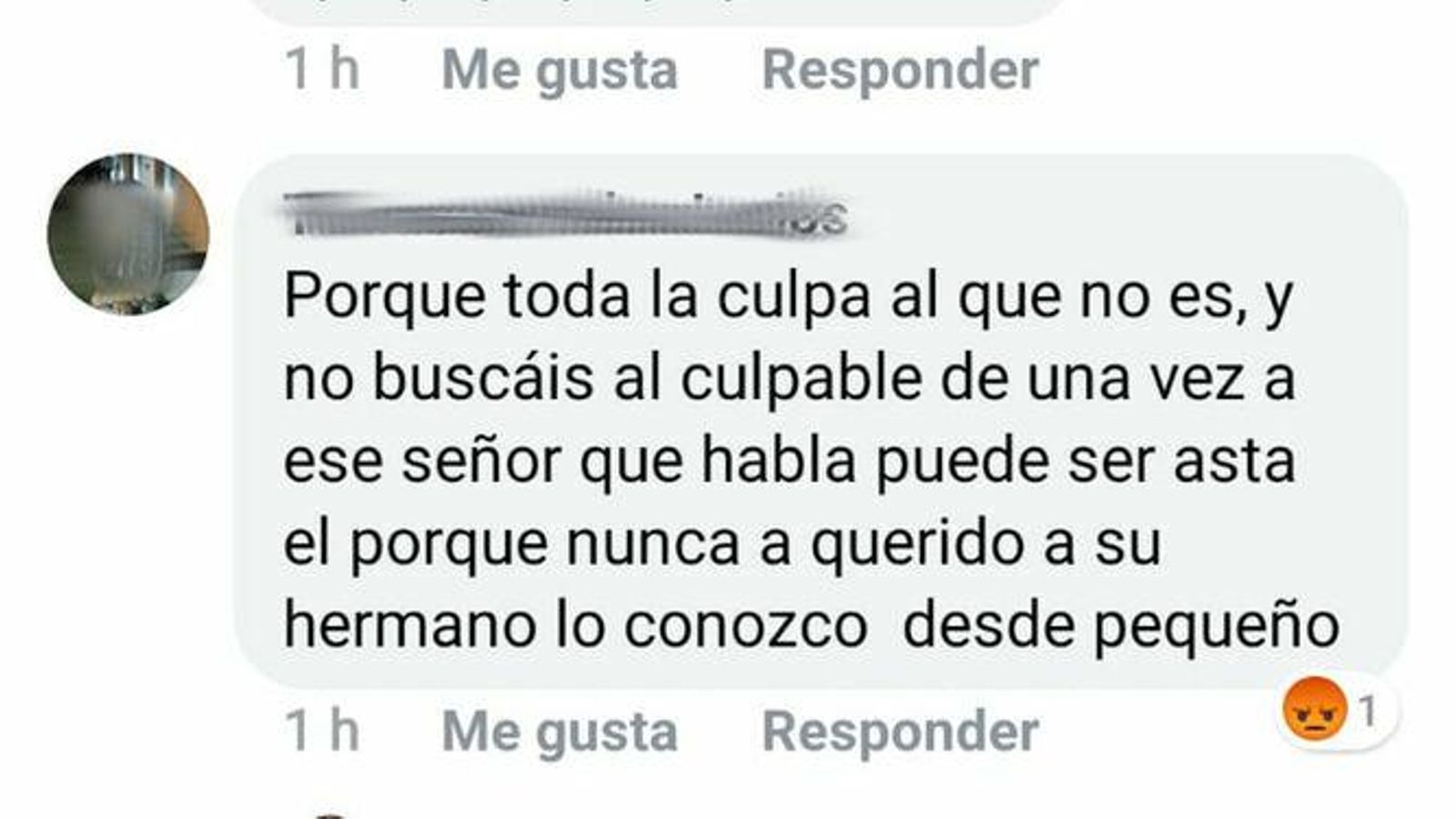 Captura del mensaje objeto de la demanda de Aníbal Domínguez.