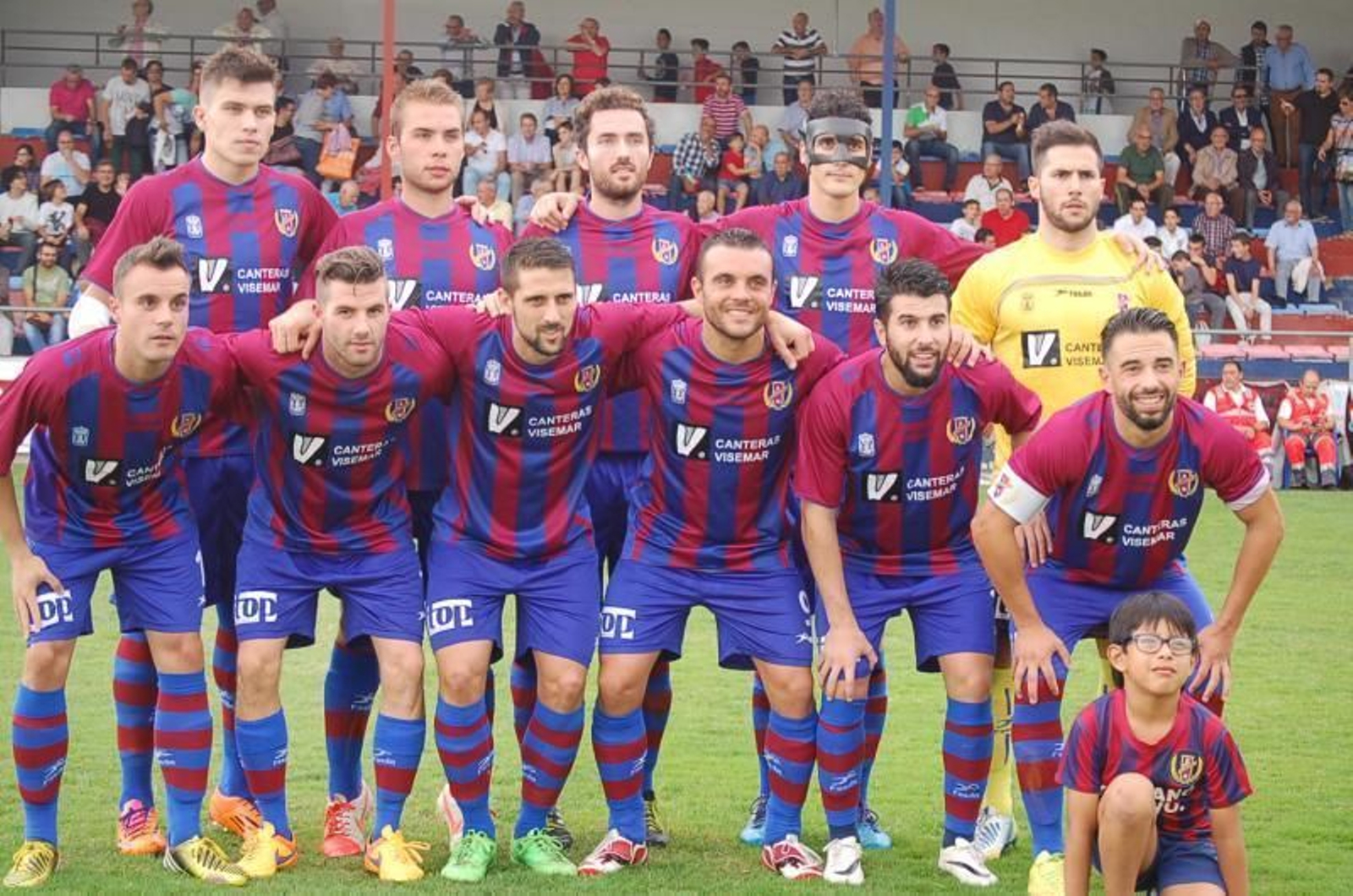 Formación del Yeclano en un partido de la presente temporada.