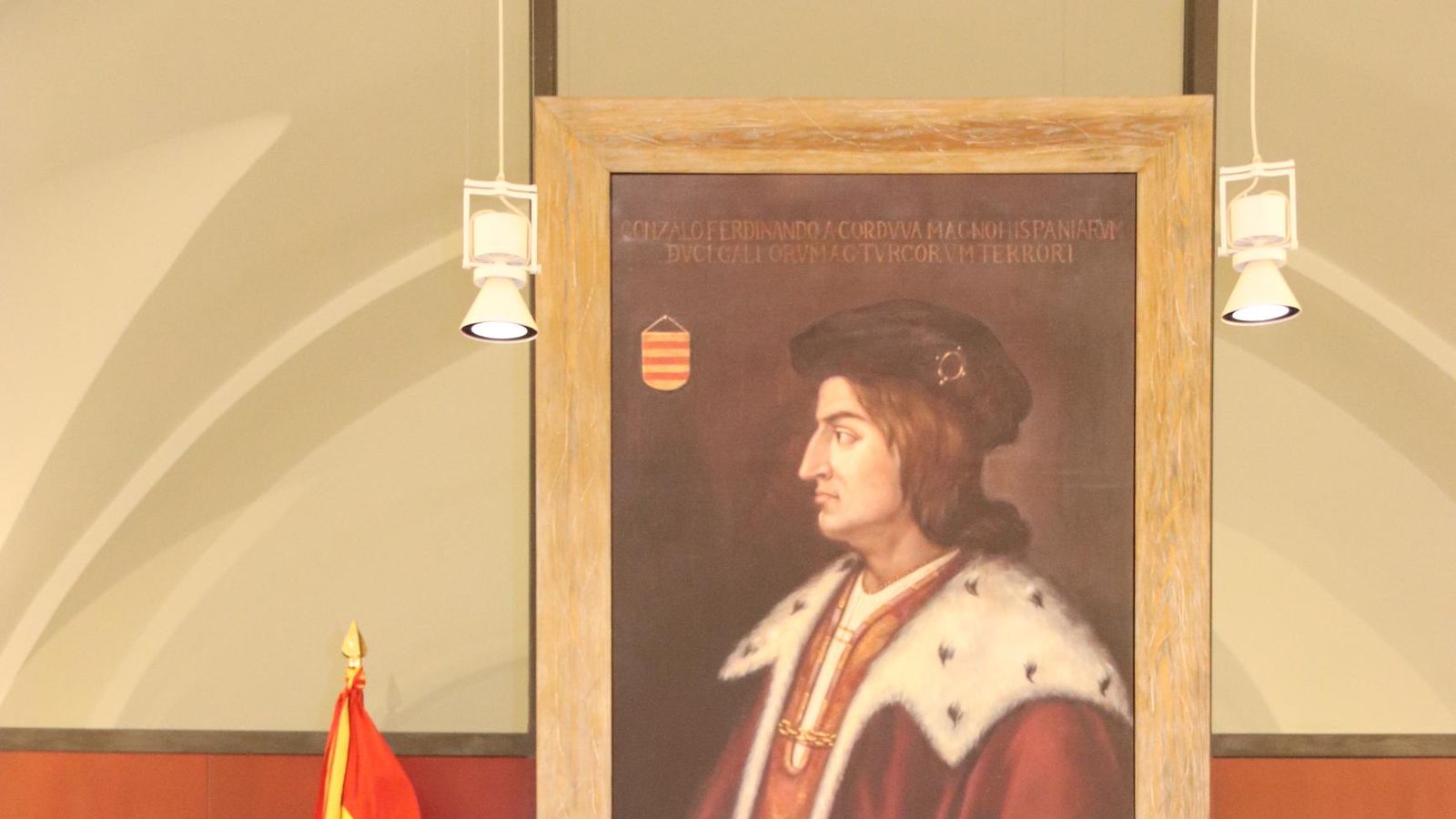 Uno de los cuadros de la muestra