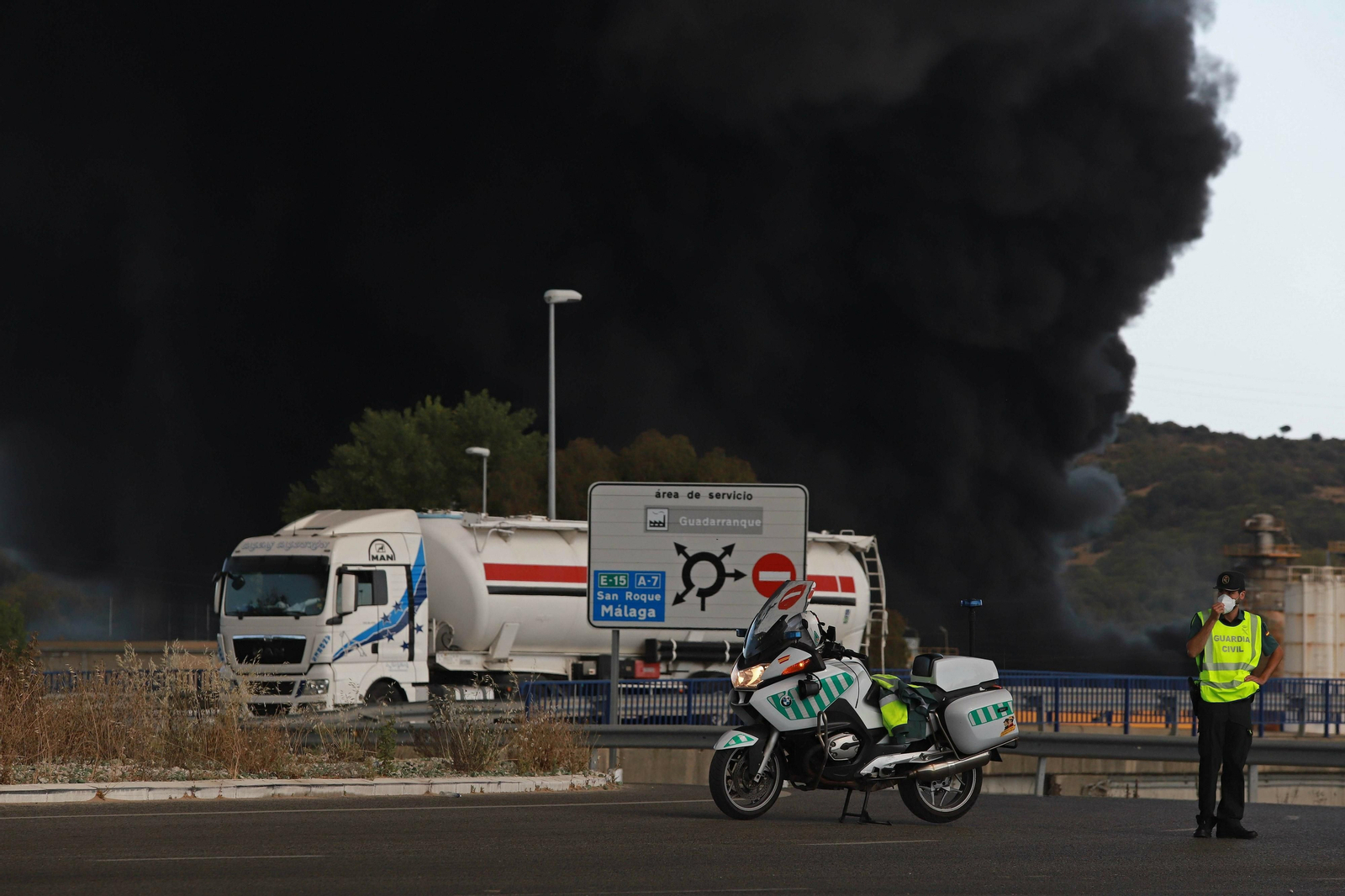 Incendio en la fábrica de Indorama