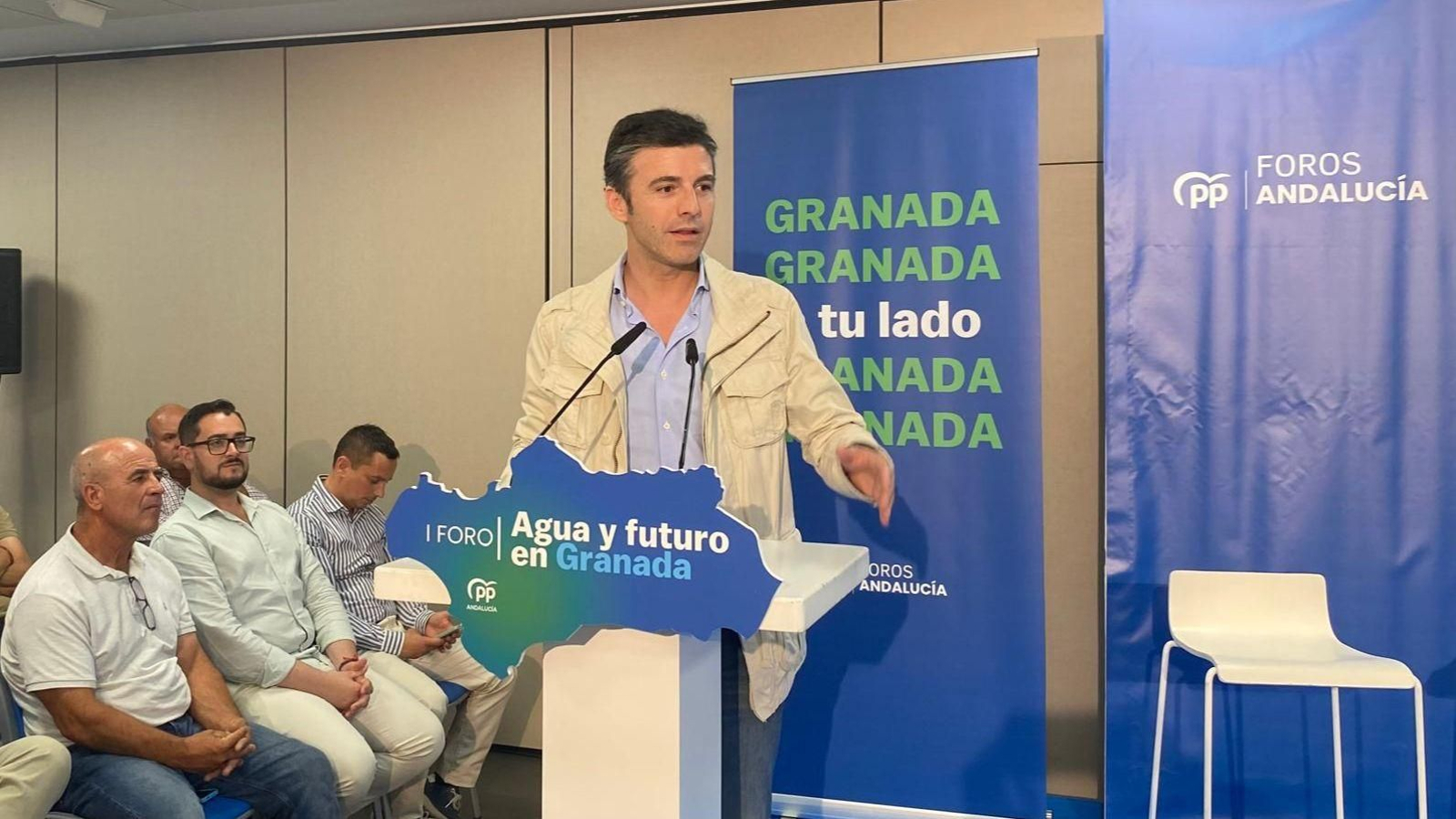El secretario general del PP de Granada, Jorge Saavedra
