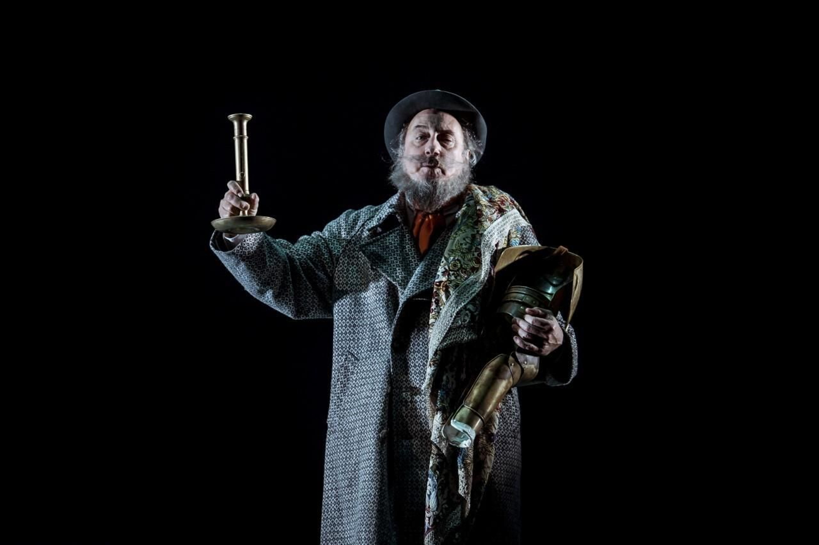 Ramon Fontserè, en un momento de la obra.