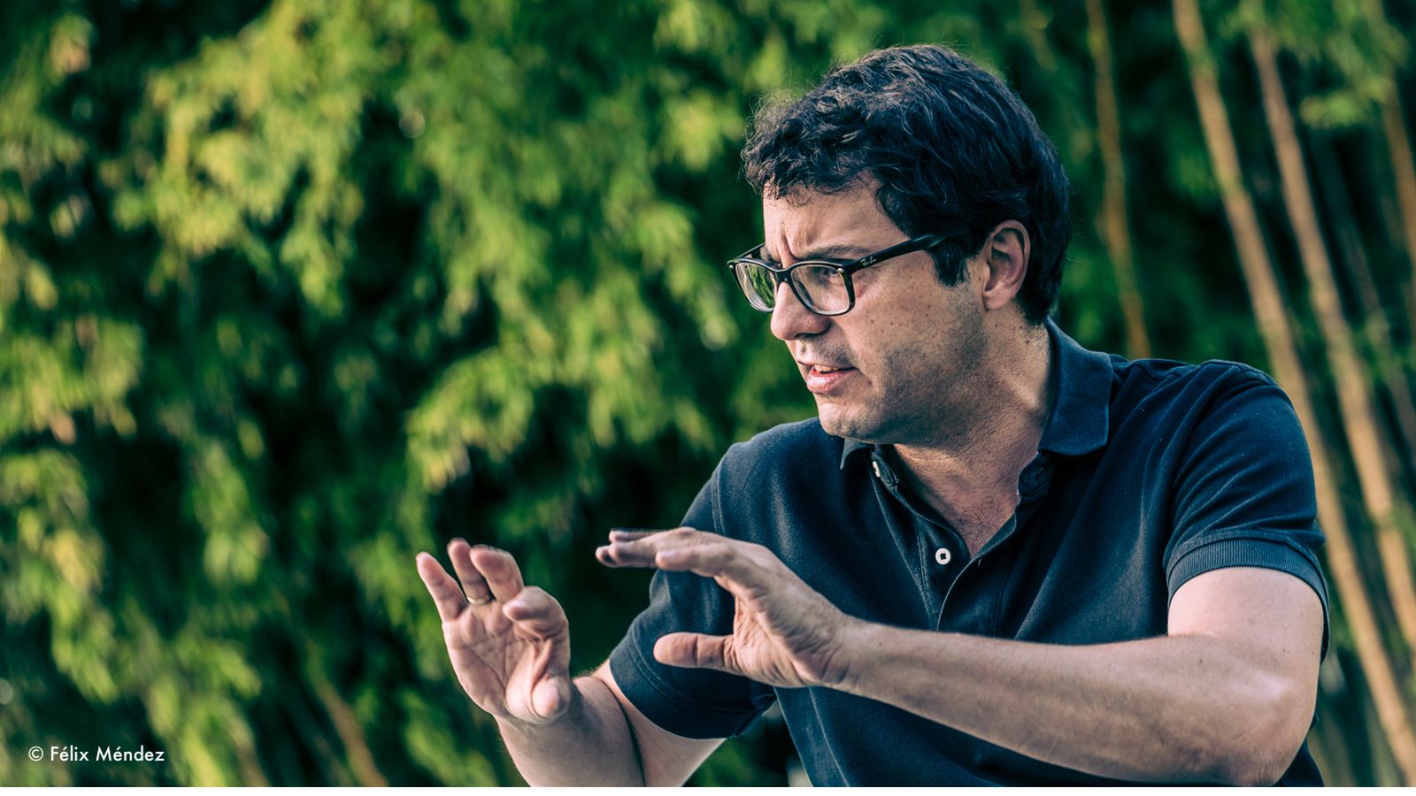 Fernando Velázquez, autor de la música de 'Los renglones torcidos de Dios'.