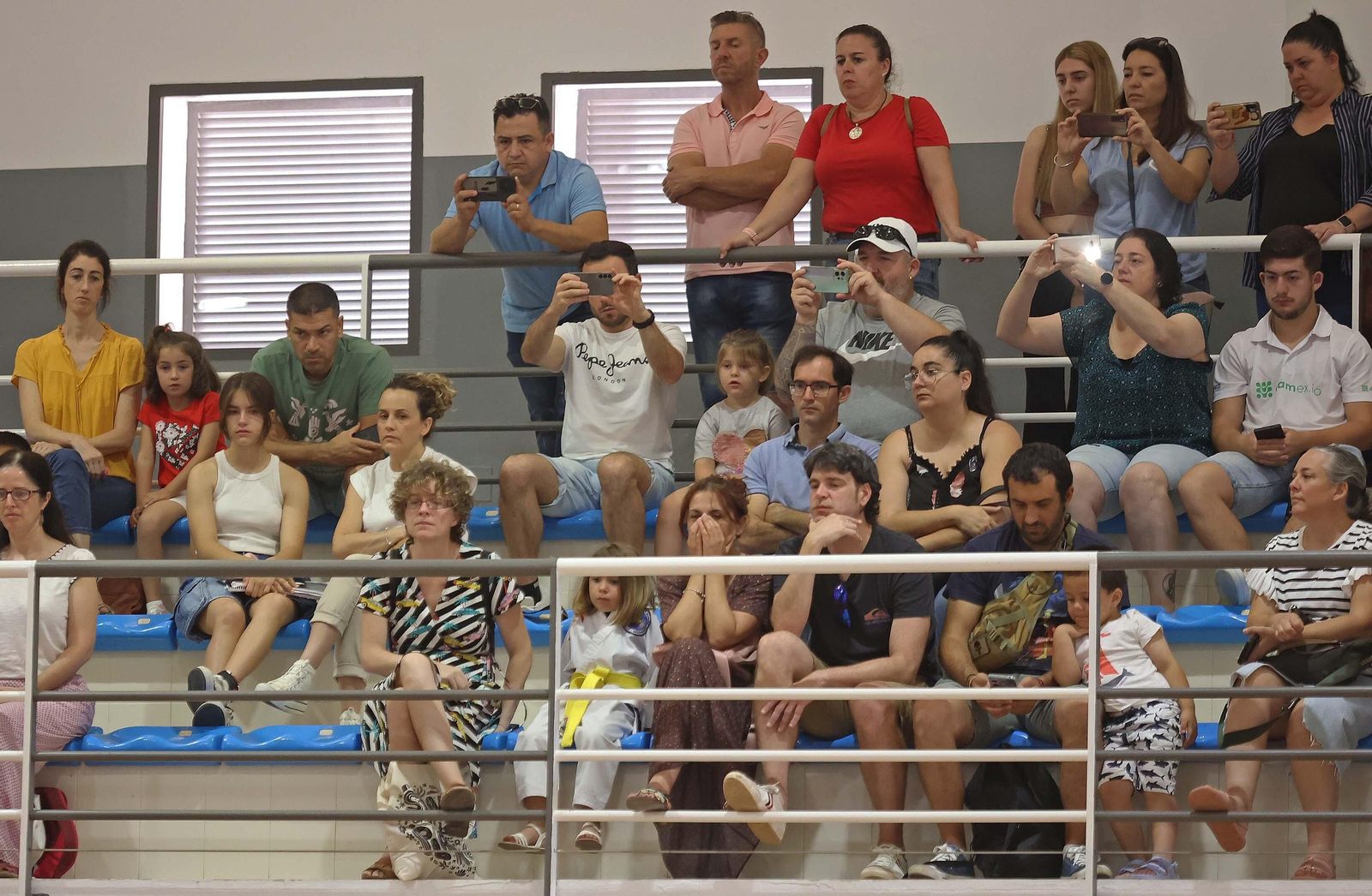 Imágenes de los exámenes de grado Taekwon - Do ITF en San Roque