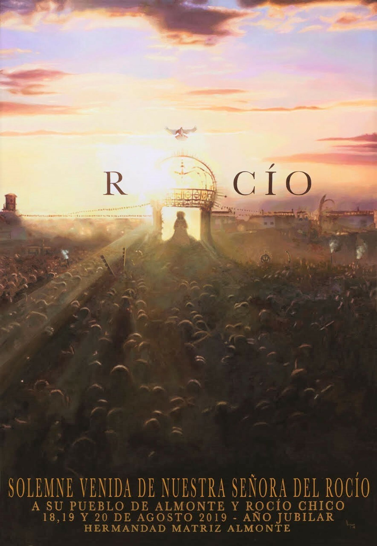 Cartel de la Venida de la Virgen.