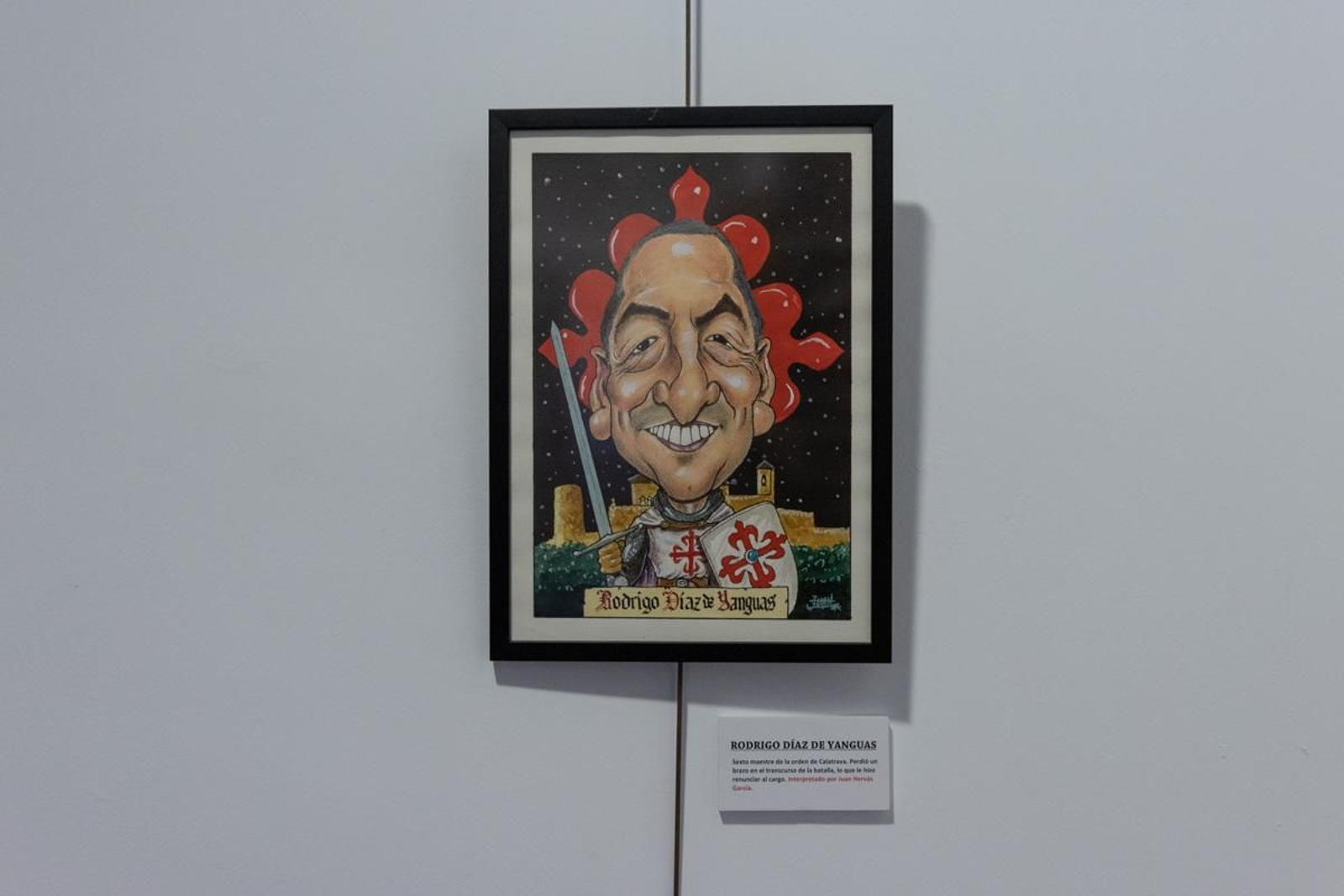 En imágenes: Juan Hervás retrata con caricaturas a destacados personajes de la Batalla de las Navas de Tolosa en esta exposición