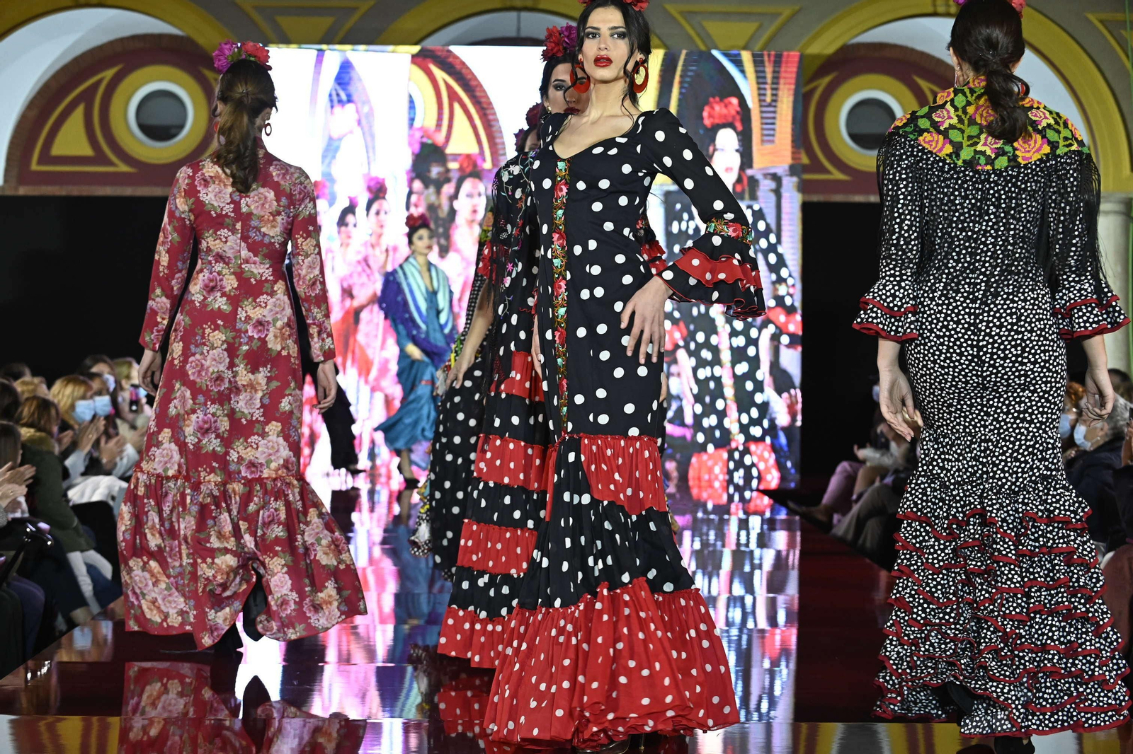 El desfile de Pol Núñez en Pasarela Huelva Flamenca 2022, todas las fotos