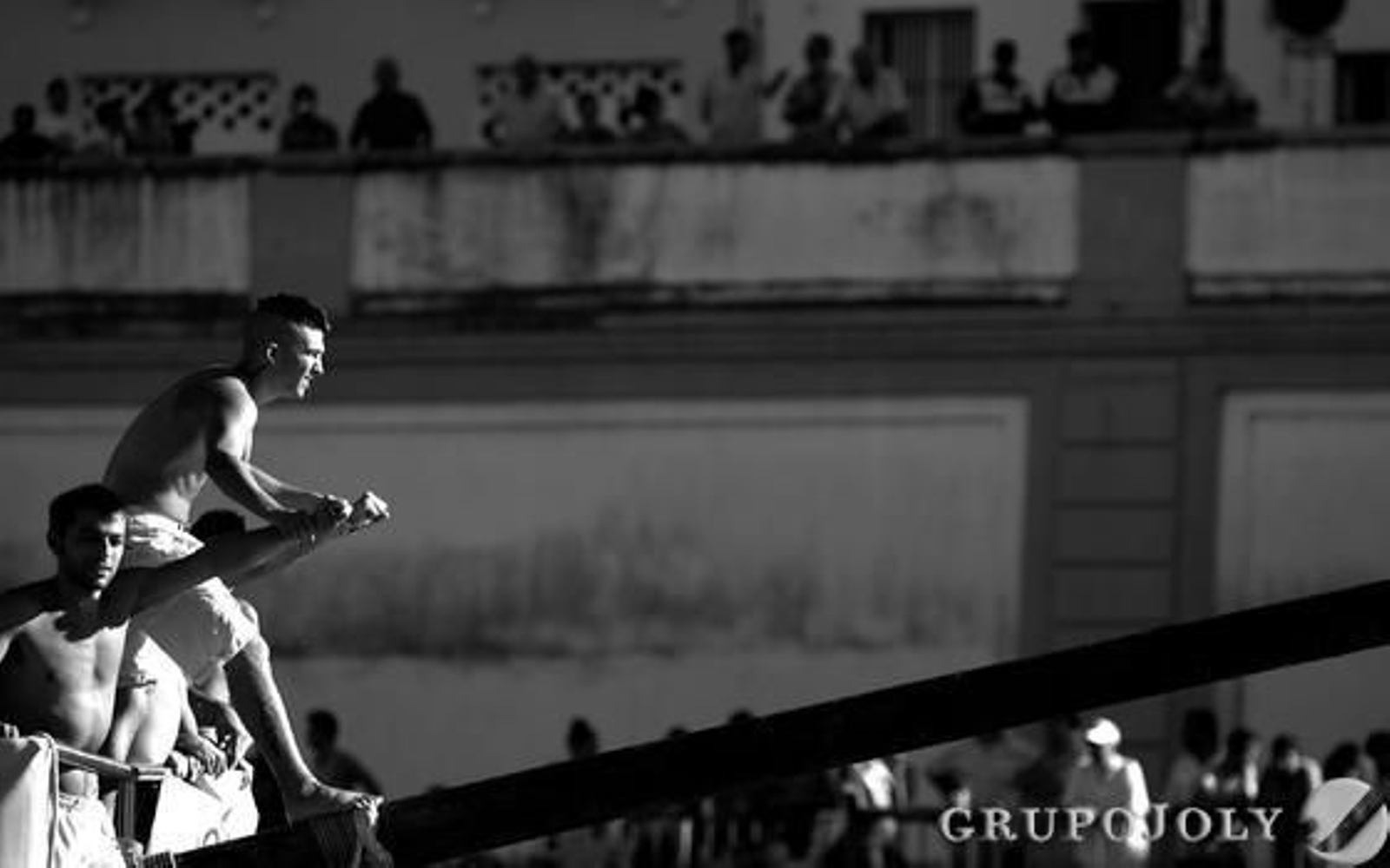 La cucaña de Triana, un clásico de la Velá.

Foto: Juan Carlos Muñoz