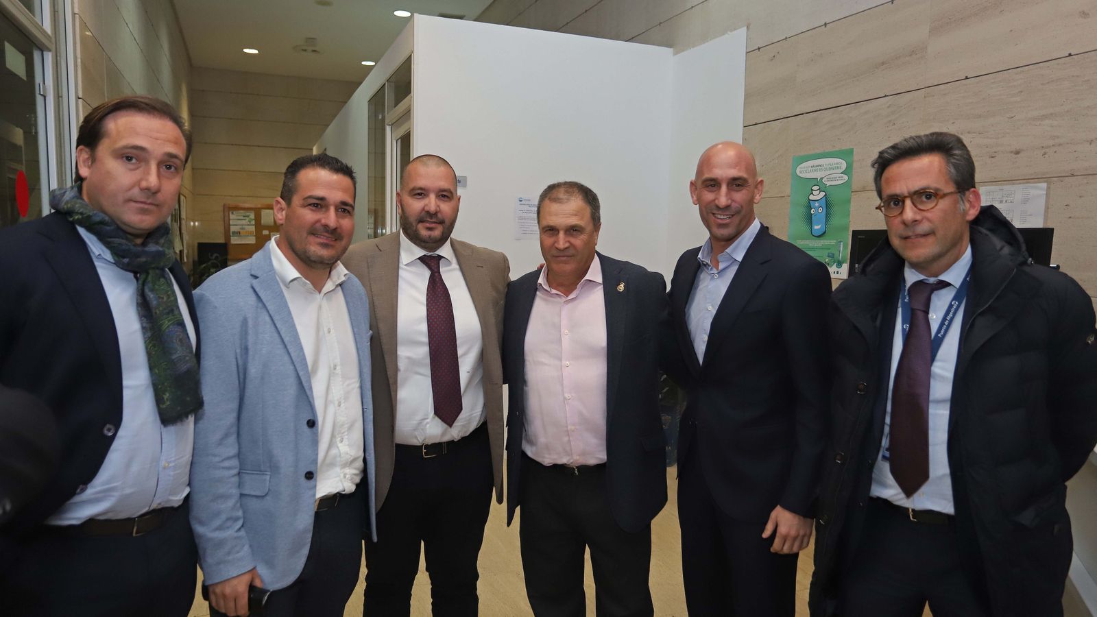 Reunión de Luis Rubiales con los clubes de futbol de la comarca