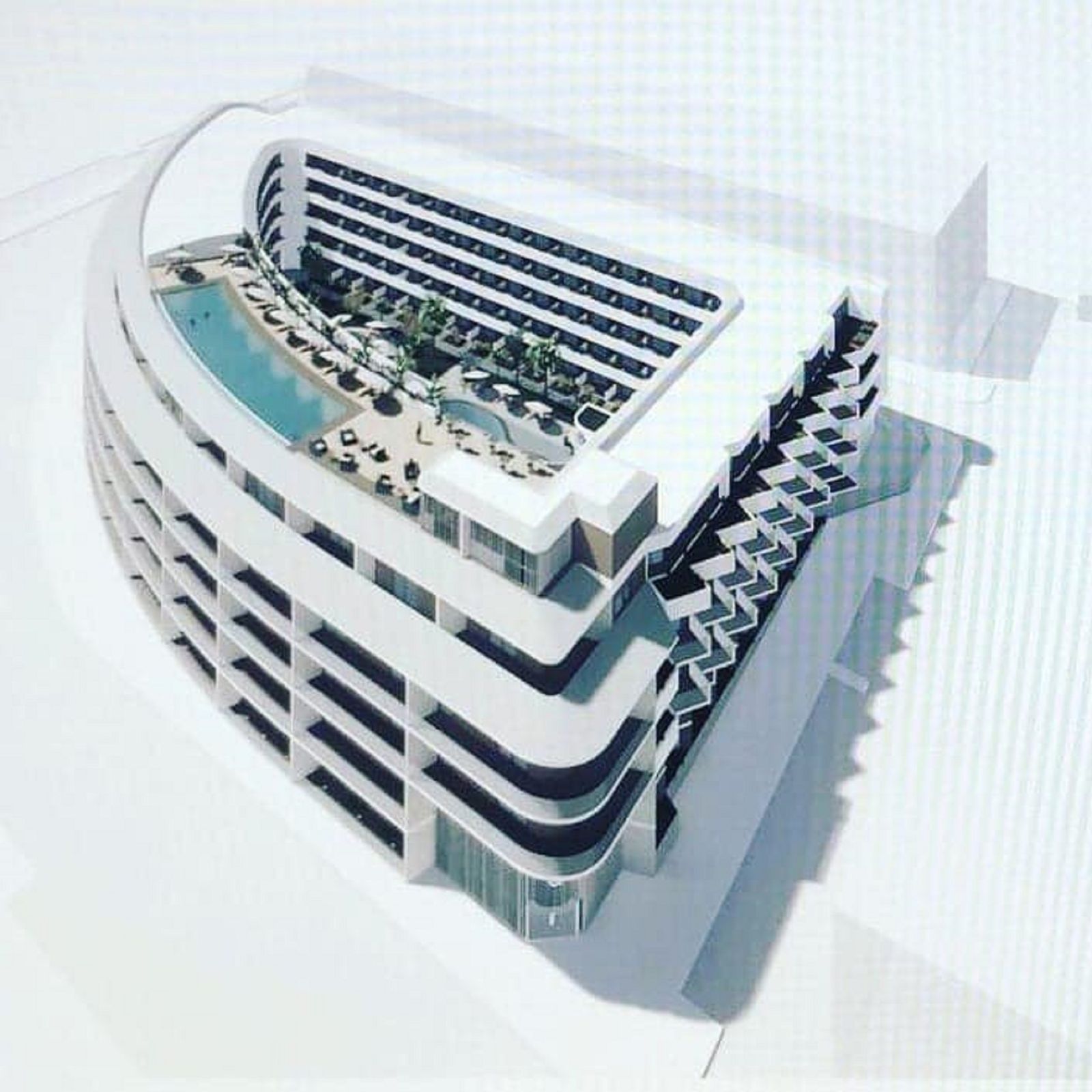 Aspecto del nuevo hotel de 240 plazas que se sitúa frente al puerto.