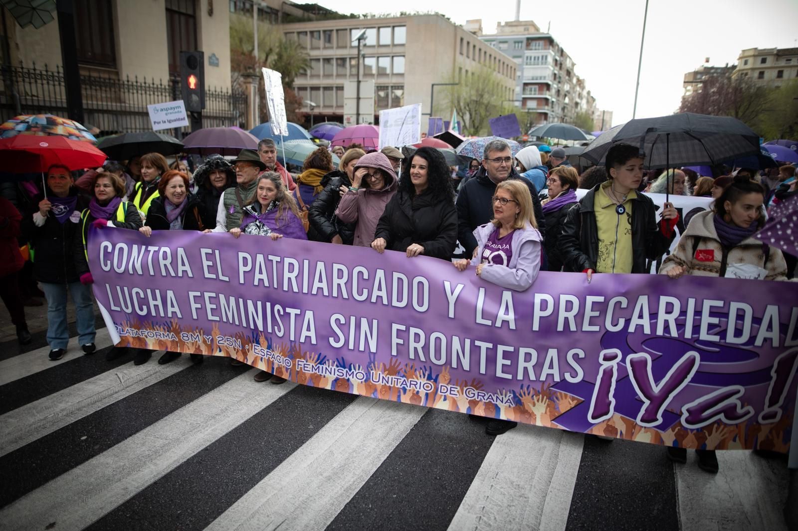 La manifestación del 8M por el Día de la Mujer, en marcha