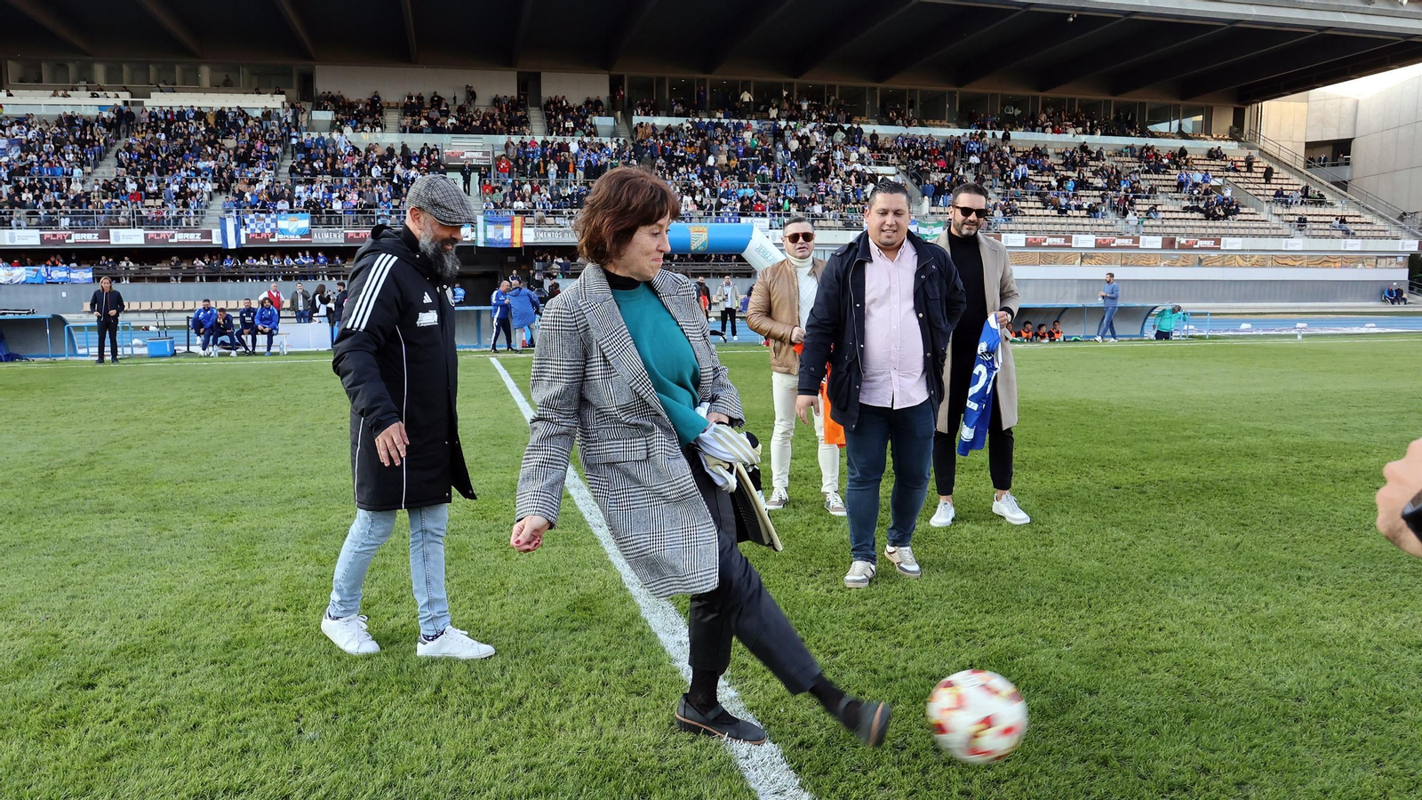 Imágenes del derbi entre Xerez CD y Xerez DFC en Chapín