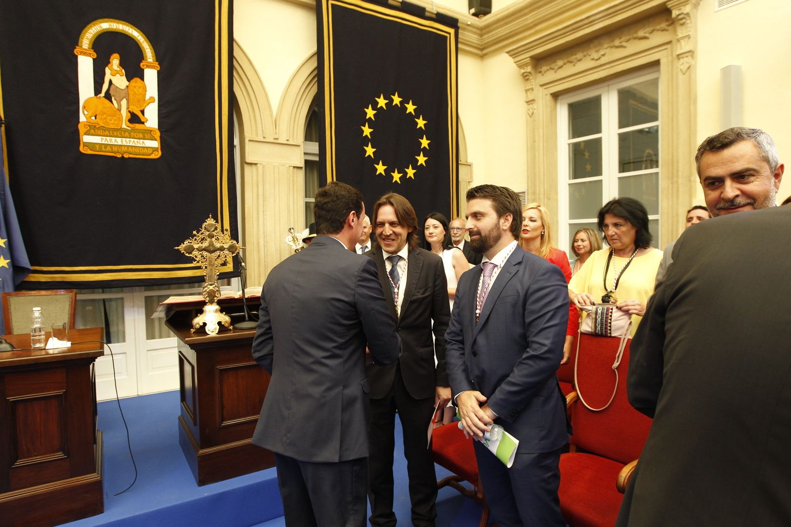 Pleno investidura Presidente Diputación de Almería. Javier Aureliano García