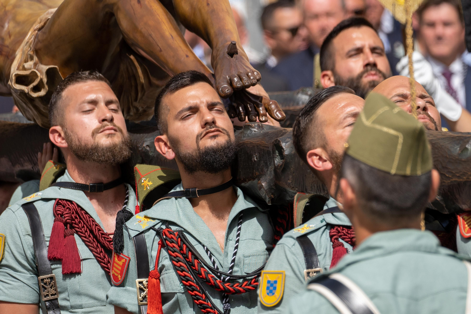 Las fotos de la Legión en la Semana Santa de Málaga 2023 Las fotos de la Legión en la Semana Santa de Málaga 2023