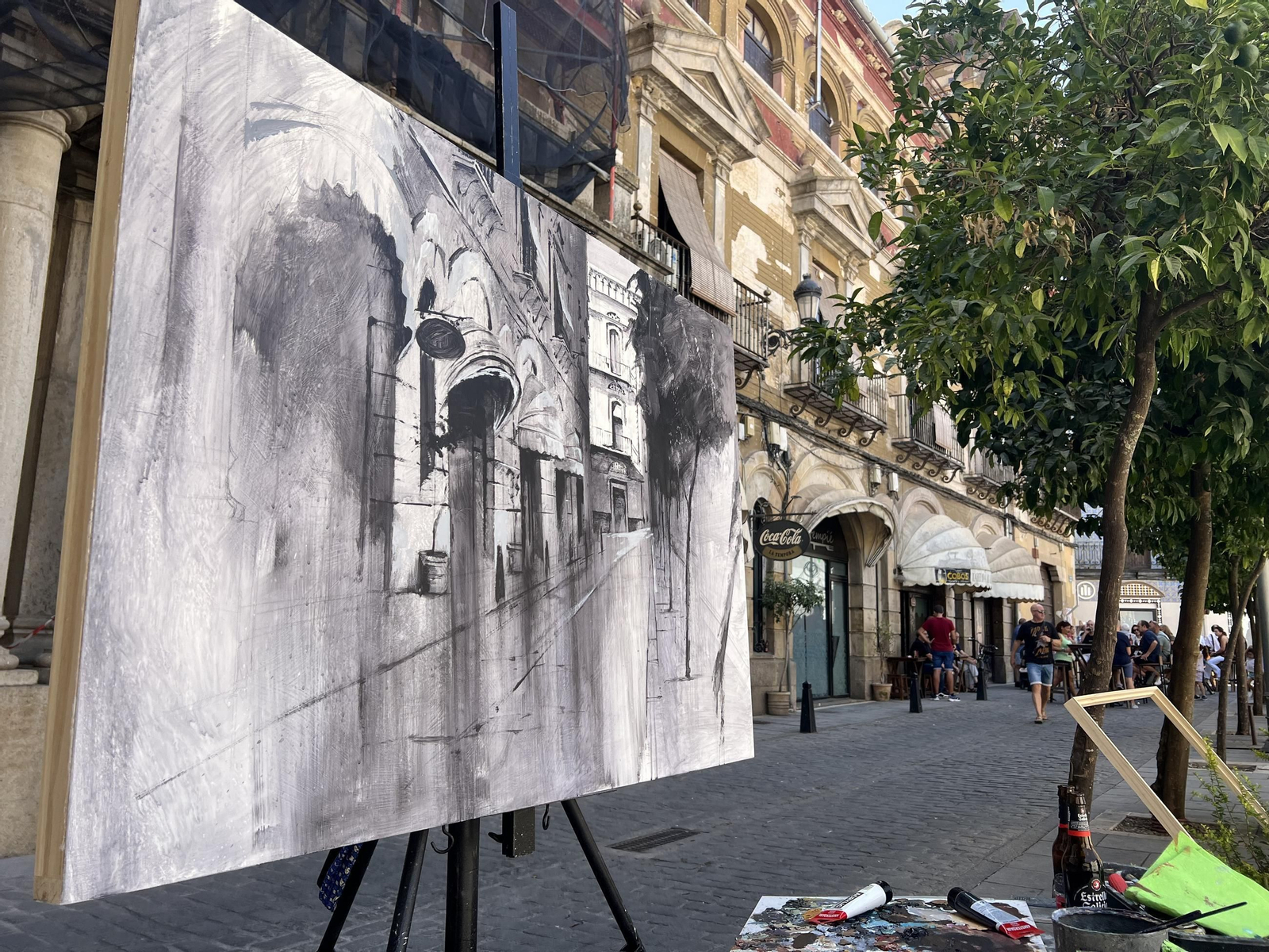 Las mejores fotos del VIII Premio Nacional de Pintura Rápida de Montilla