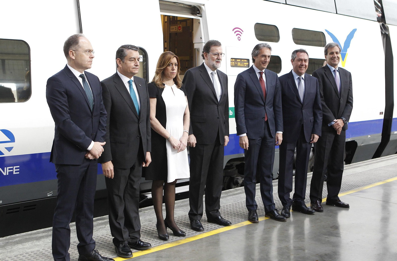 Las imágenes de la conmemoración de los 25 años del AVE