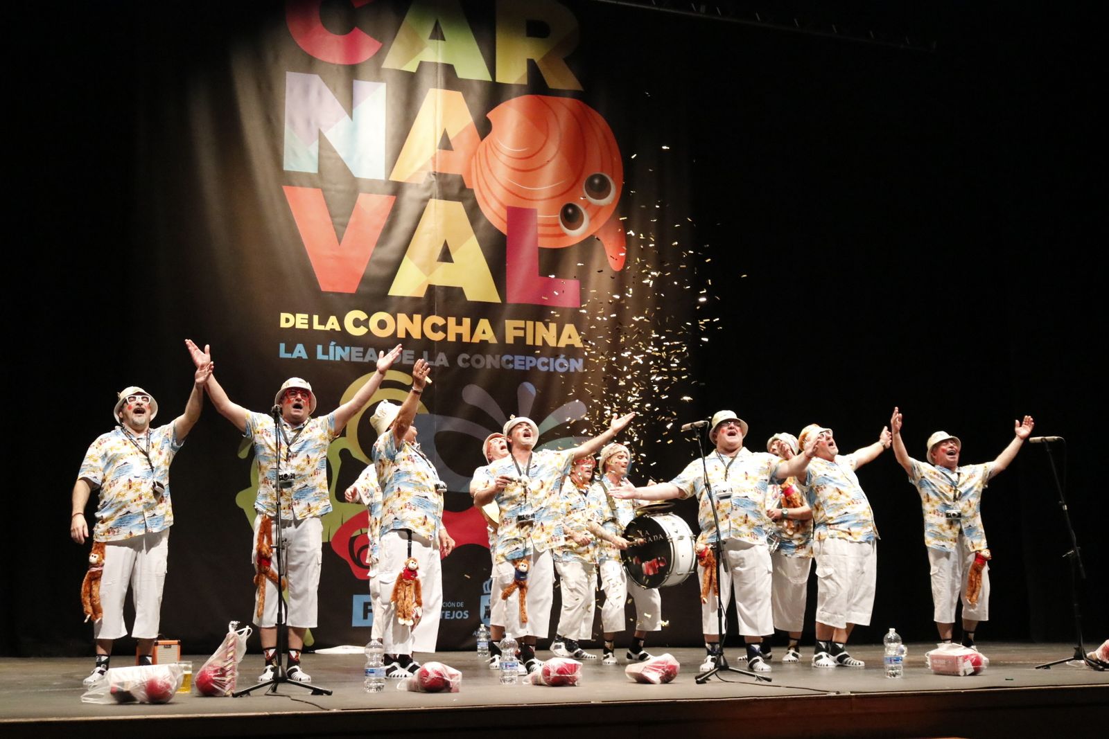 Final del concurso de Carnaval de la Concha Fina de La Línea