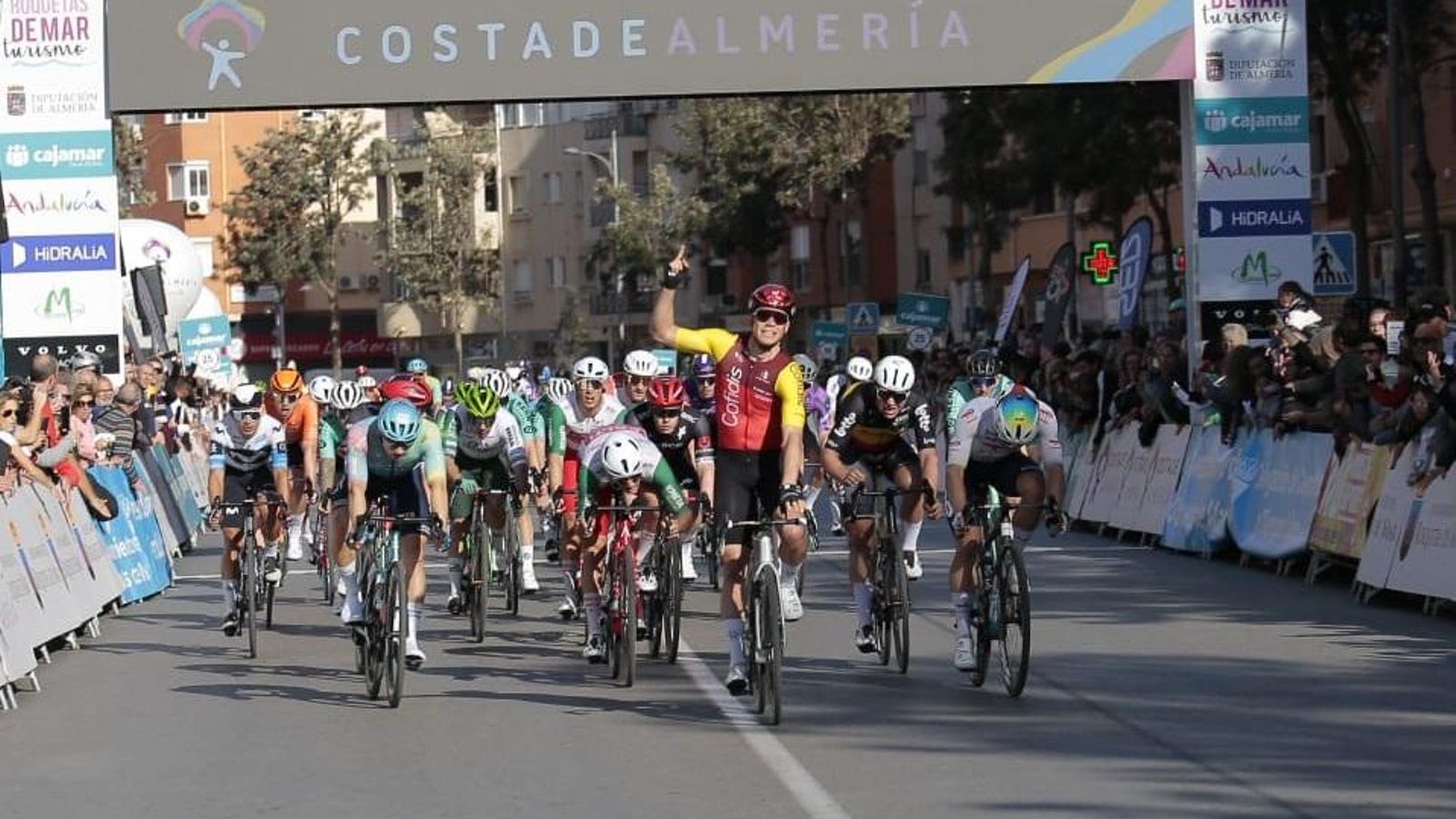 Milan Fretin, ganador en la última prueba de en la Clásica de Almería.