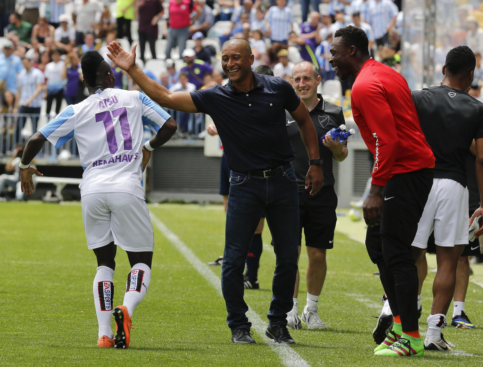 La etapa de Christian Atsu en el Málaga CF, en imágenes