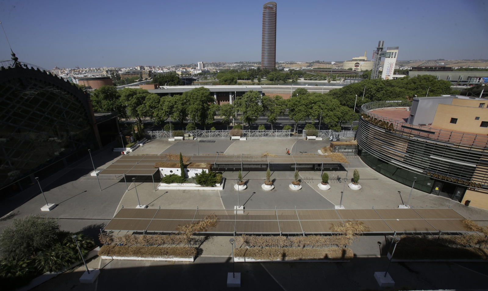 El abandono de Plaza de Armas en imágenes.