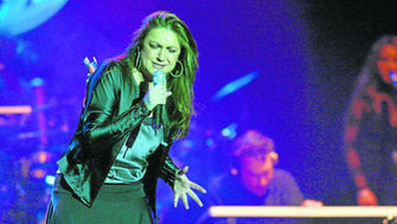 Niña Pastori, en un concierto el teatro Villamarta de Jerez.