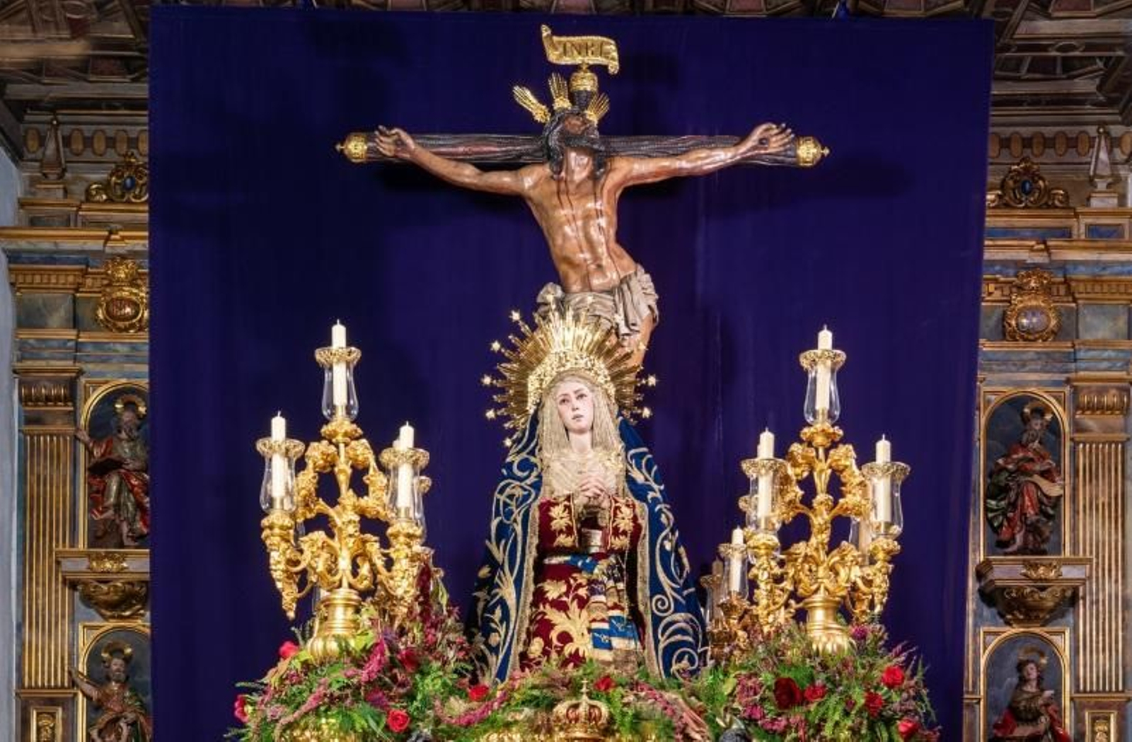 Los titulares del Museo conformando el Stabat Mater