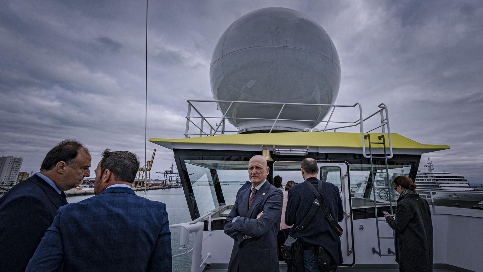 Las imágenes de la visita al buque oceanográfico del CSIC, 'Odon de Bien', amarrado en Cádiz