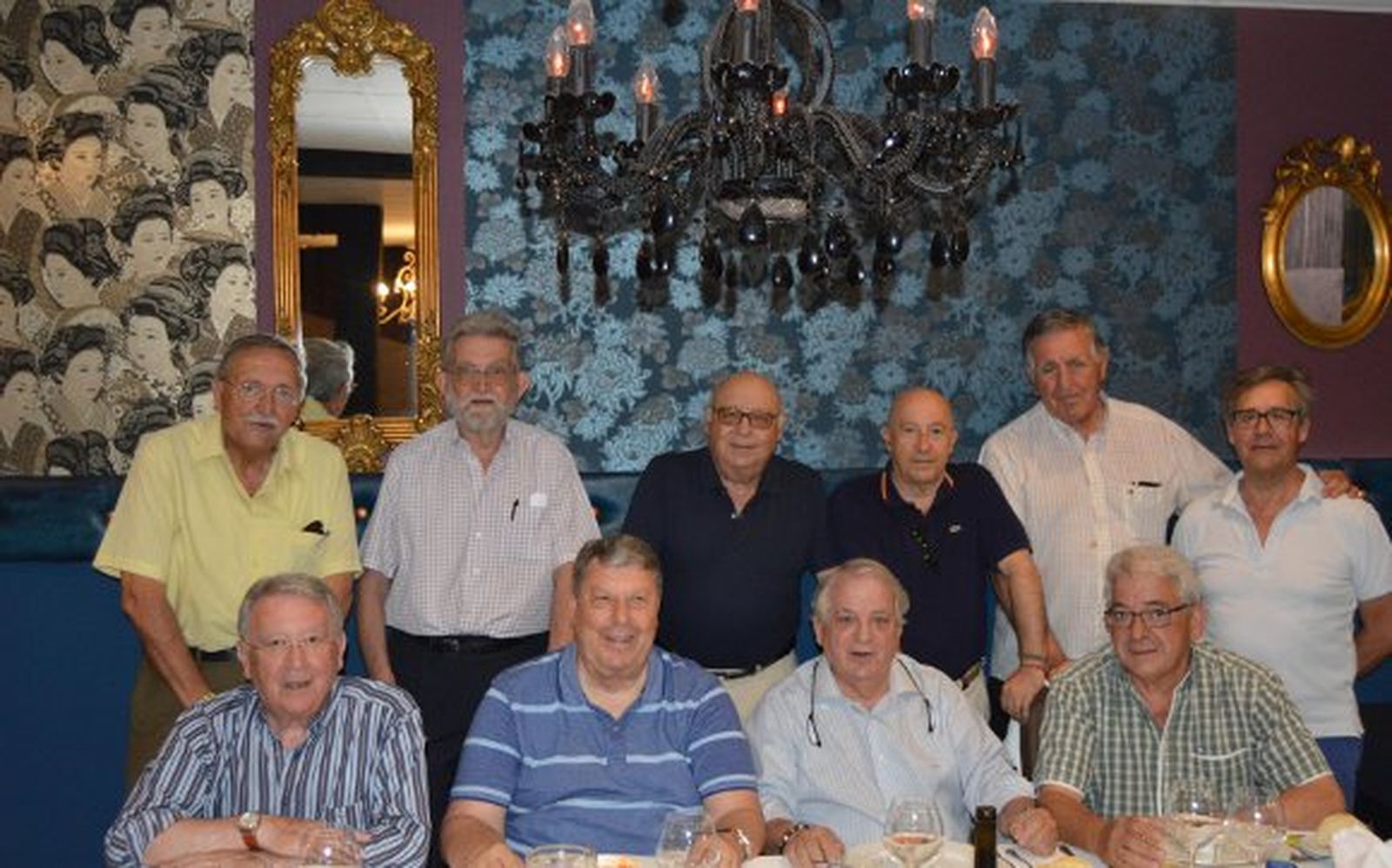Antonio Giráldez, Benito Moral,Christian Wagner, Salvador Ordás, Paco y Alberto Pérez Moreno, Alfonso Cañuelo, Alfonso López Armario, Jerónimo Atienza y Enrique Prats.

Foto: Ignacio Casas de Ciria